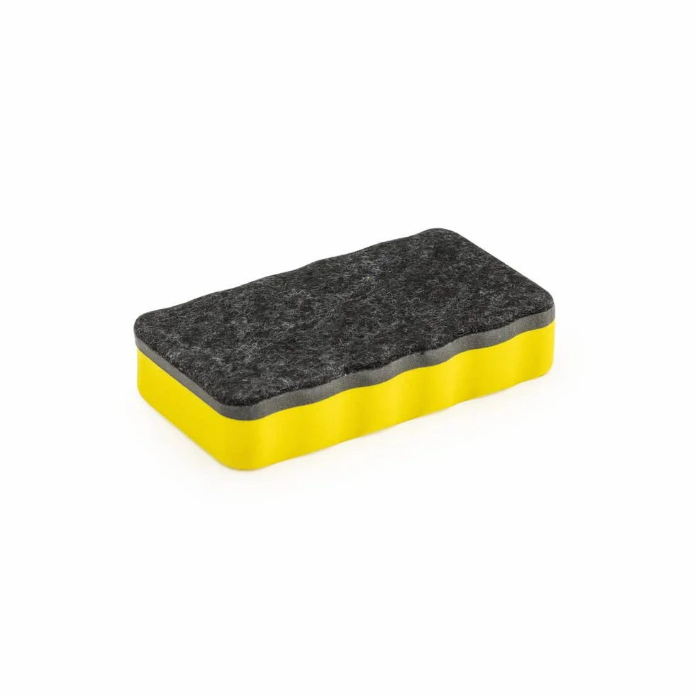 Trodat Cancellino Magnetico Gomma Spugna per Lavagna Bianca Giallo 10,5x5,5x1,8 cm