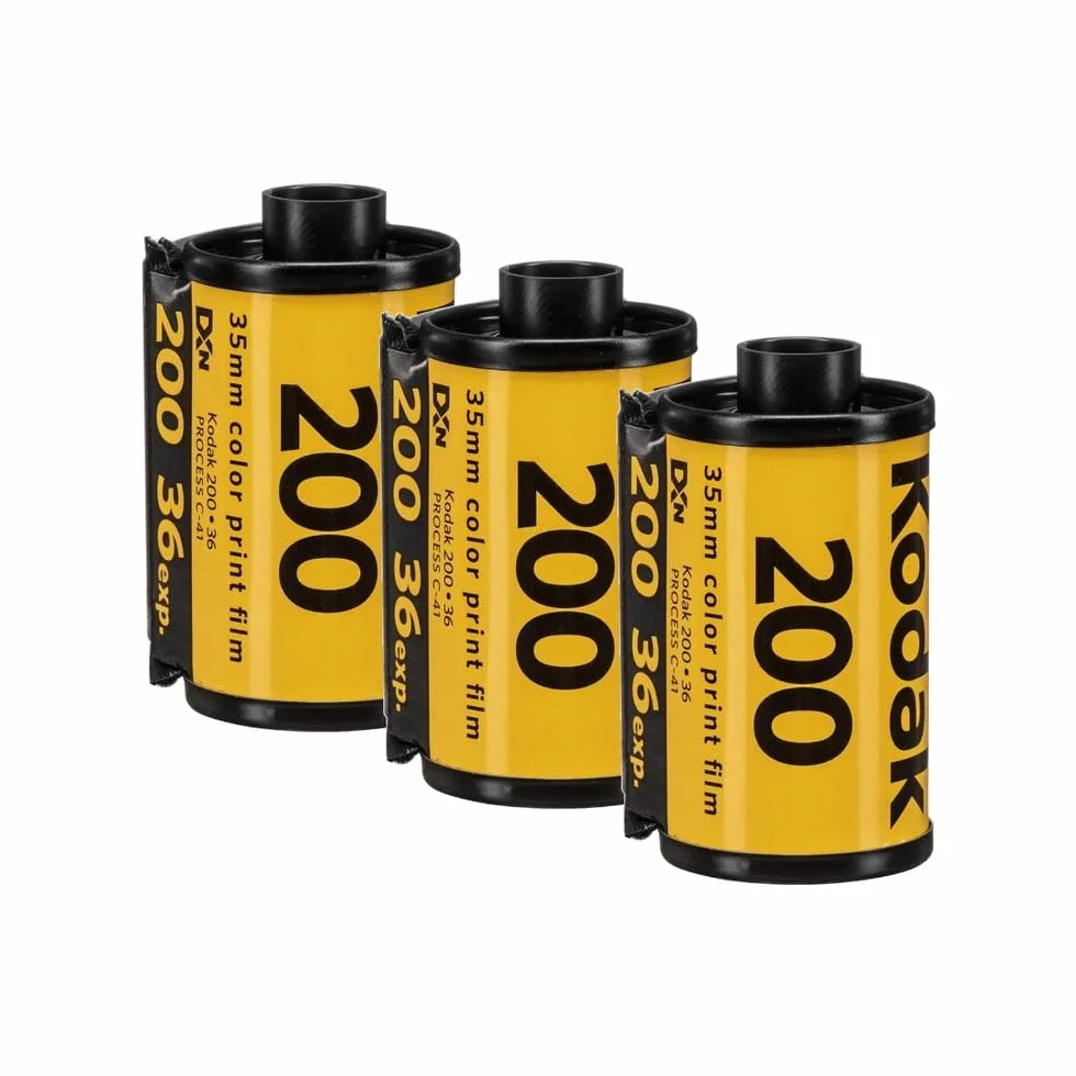 Kodak Gold 200 ISO 36 zdjęć 35 mm kolorowa rolka film fotograficzny 3 sztuki