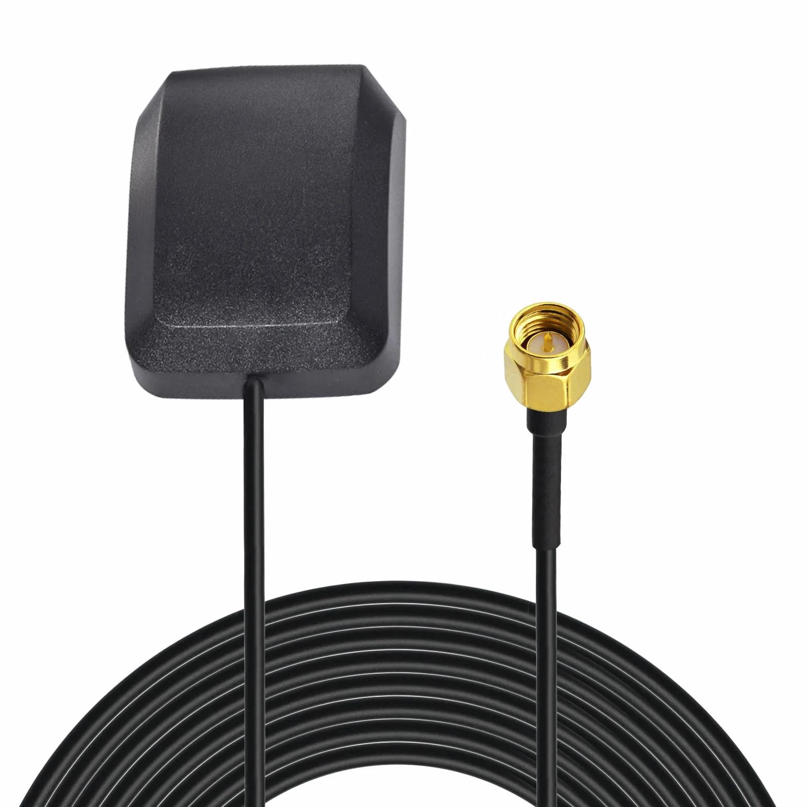 Superbat Antenna GPS Attiva Impermeabile Magnetica 3m RG174 SMA Maschio