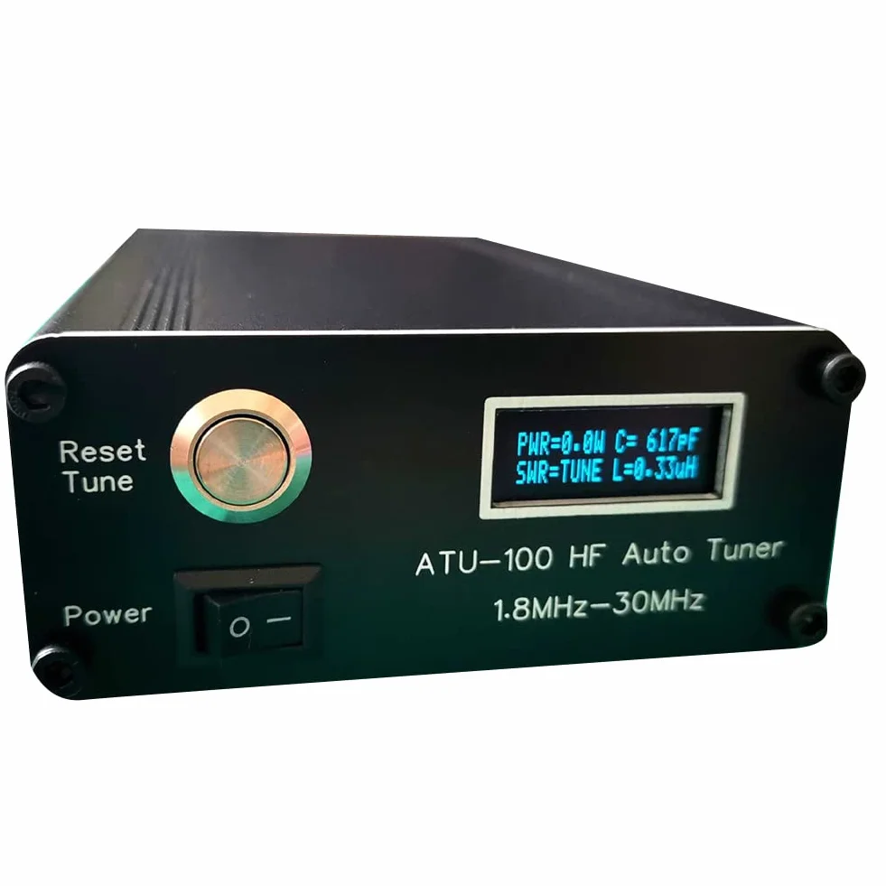 N7DDC ATU-100 Sintonizzatore Antenna HF 100W 0.91 OLED V3.1 Automatico