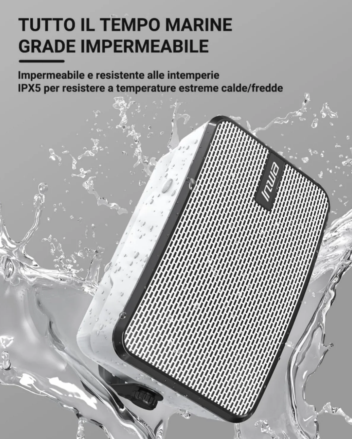 Inwa Cassa Bluetooth Esterni 400W IPX5 Impermeabile Wireless Sistema Audio 2 Pezzi Sync Speaker 2025