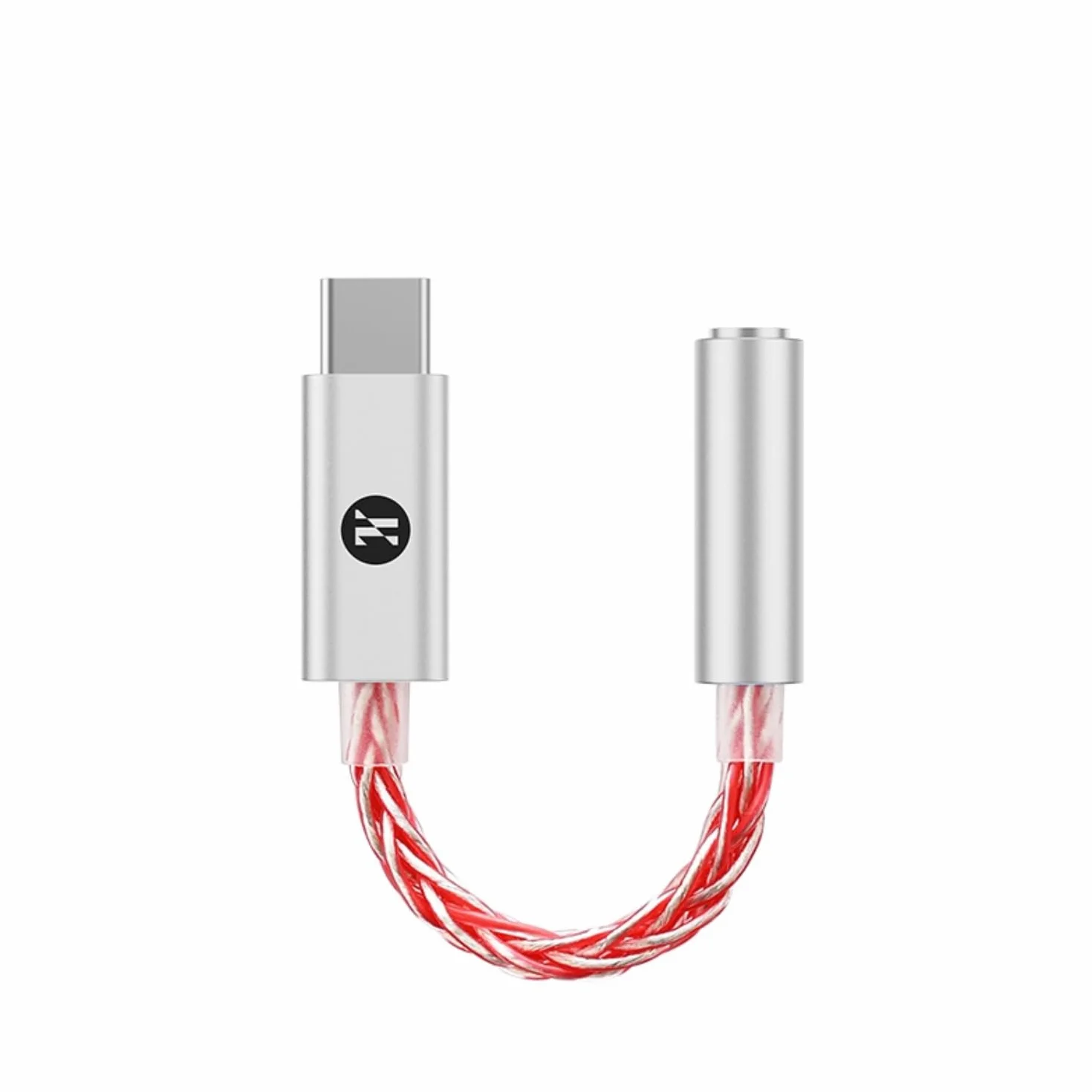 JCALLY JM6 Pro USB-C to 3.5 mm Dual DAC CX31993 MAX97220 HiFi Audio Adapter (Rosso)