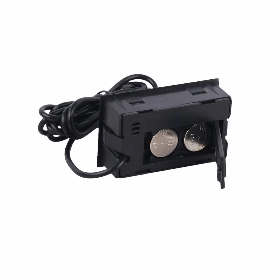 ARCELI 2-in-1 LCD digitale termometro igrometro per incubatore rettili acquario nero