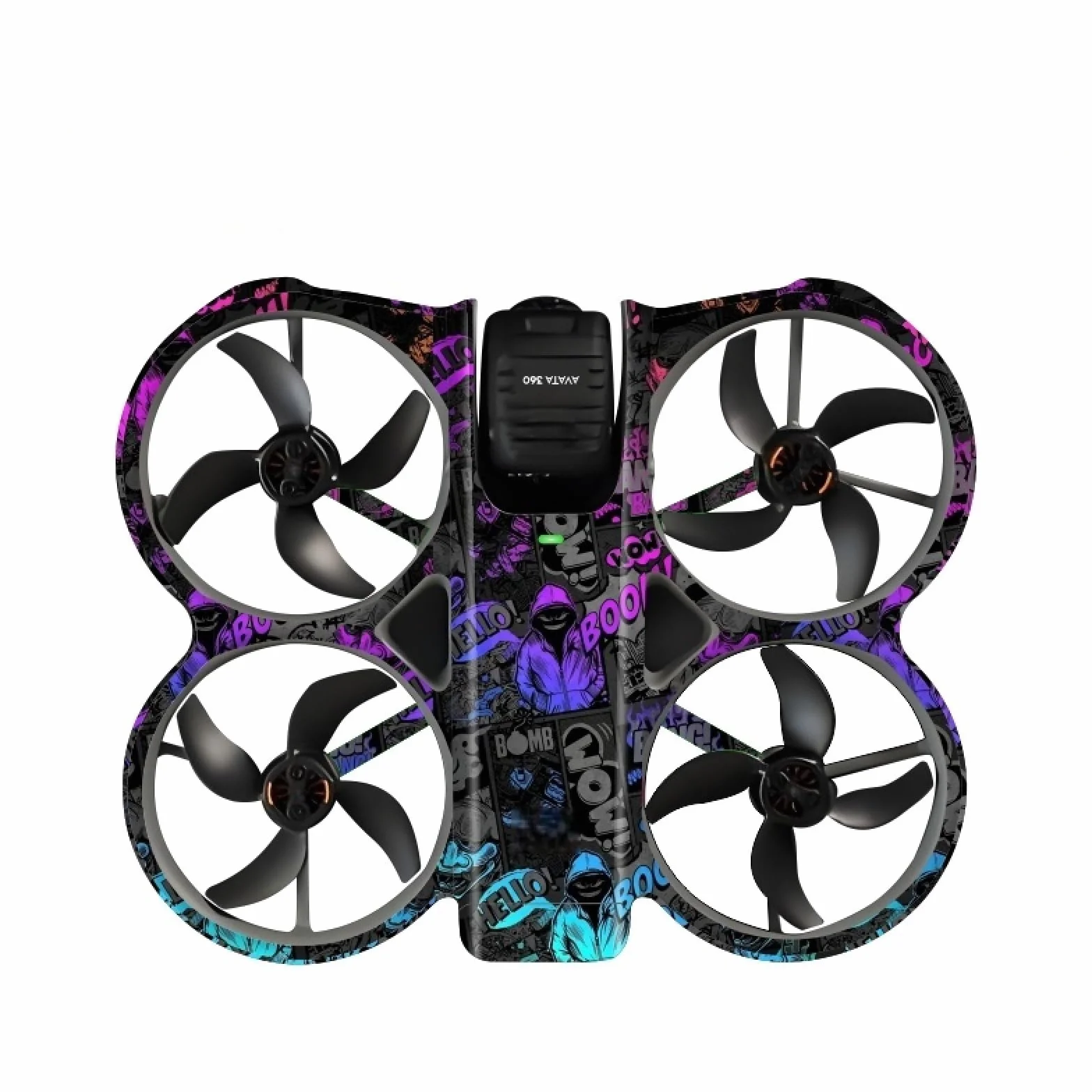 Kit adesivi decorativi DJI Avata 360, adesivo vinile impermeabile protettivo fai-da-te per drone, accessori antipolvere (2)