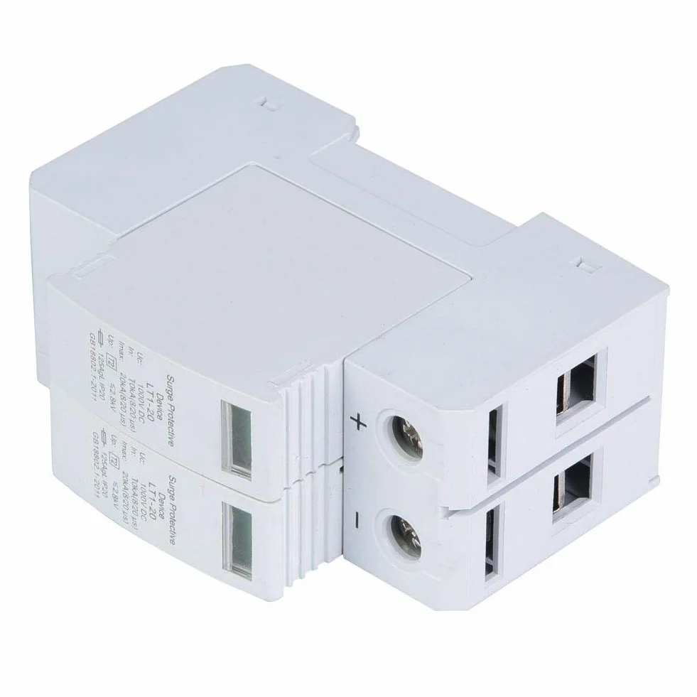 Dispositivo di protezione contro le sovratensioni 2P DC 1000V ignifugo fotovoltaico 20KA