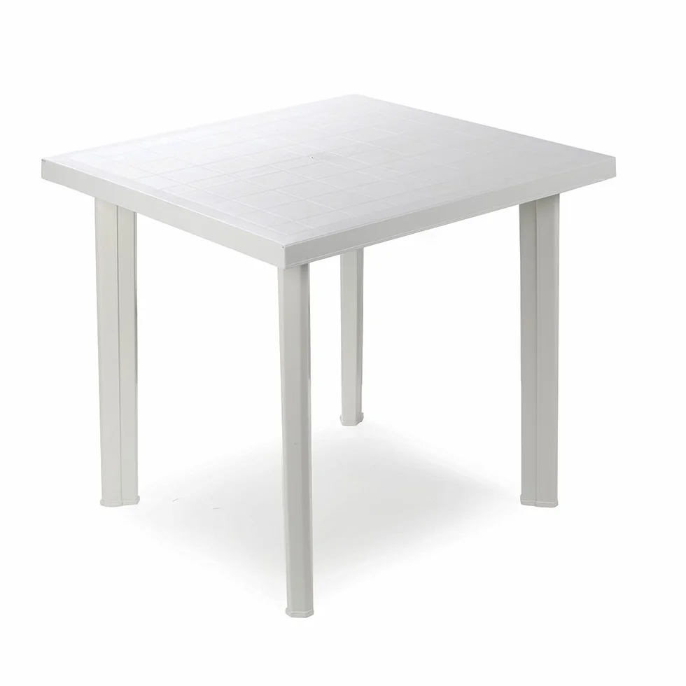 PROGARDEN TAVOLO RESINA FIOCCO BIANCO 80x75