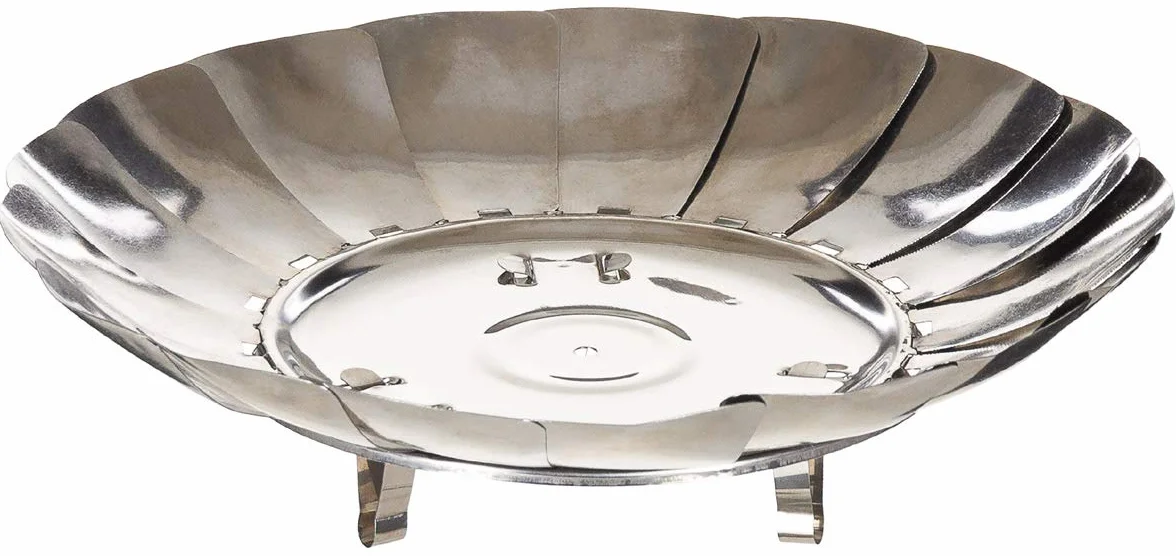 Fox Outdoor 33650 Tagliafuoco pieghevole in acciaio inossidabile (27 x 8 cm/argento)