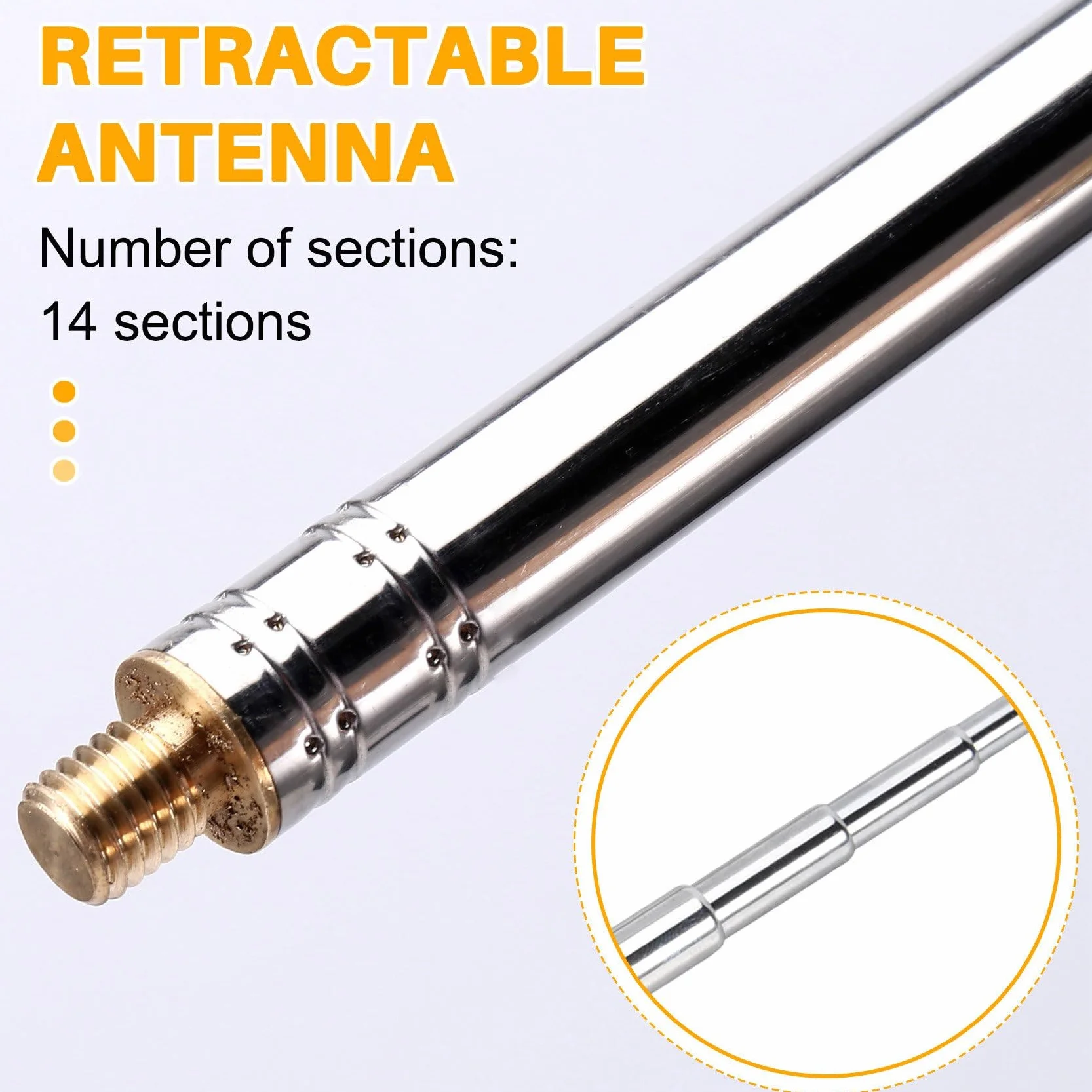 Antenna A Frusta 5,6 M V Positiva GP HF Onde Corte DIY M10