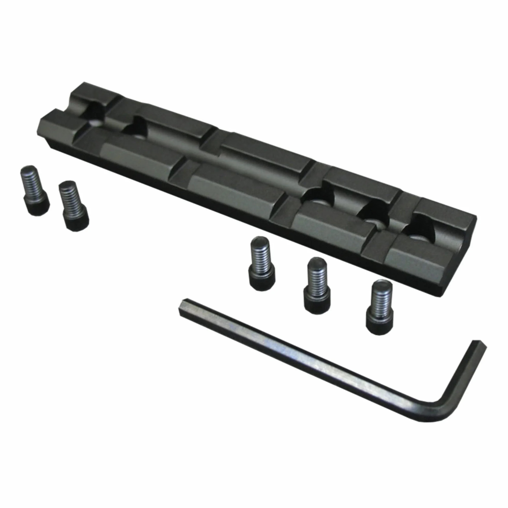 Seben Slitta Weaver Picatinny Attacco Ottica Rifle Scope Mount Caccia 10cm RSM07