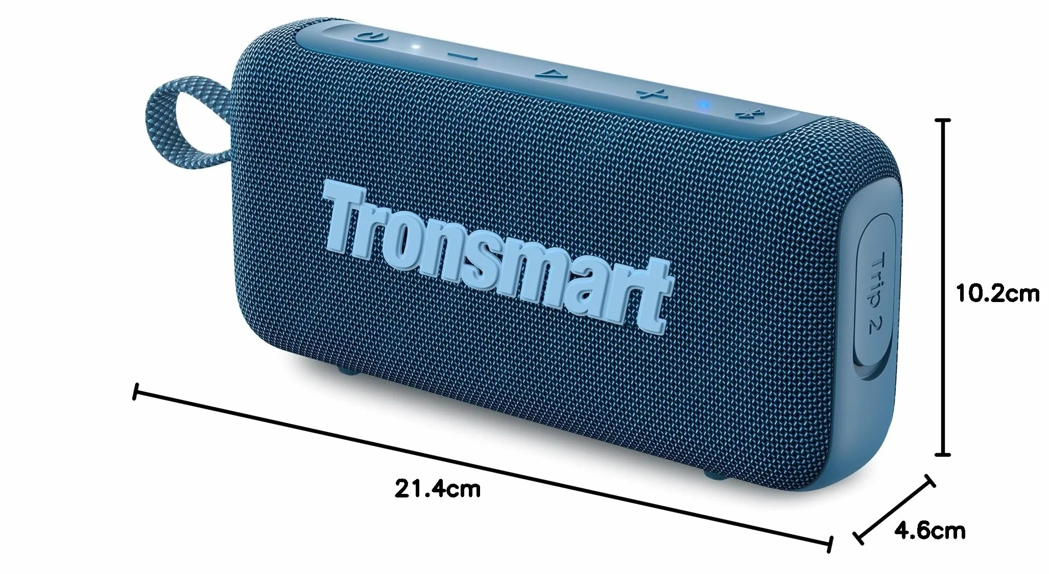 Tronsmart Trip 2 Bluetooth altoparlante portatile impermeabile IPX7 per esterni (blu)