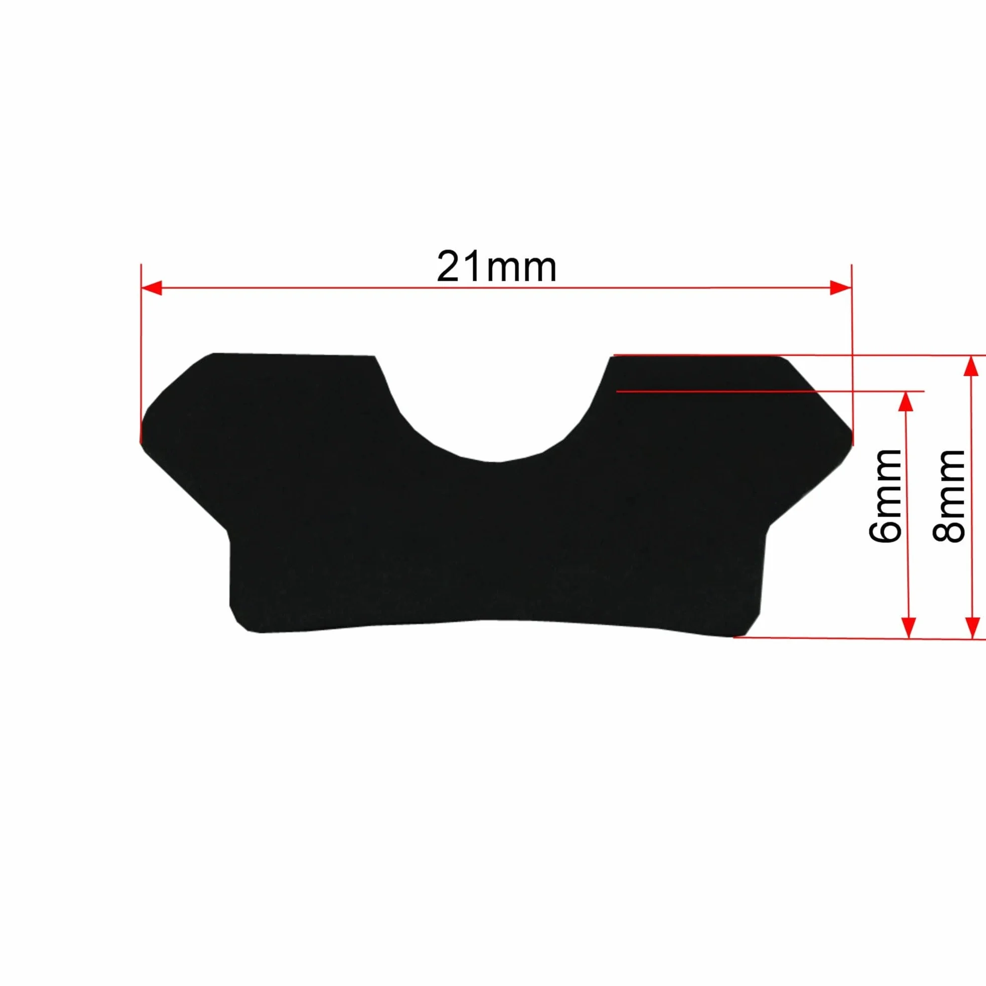 Seben Slitta Weaver Picatinny Attacco Ottica Rifle Scope Mount Caccia 10cm RSM07