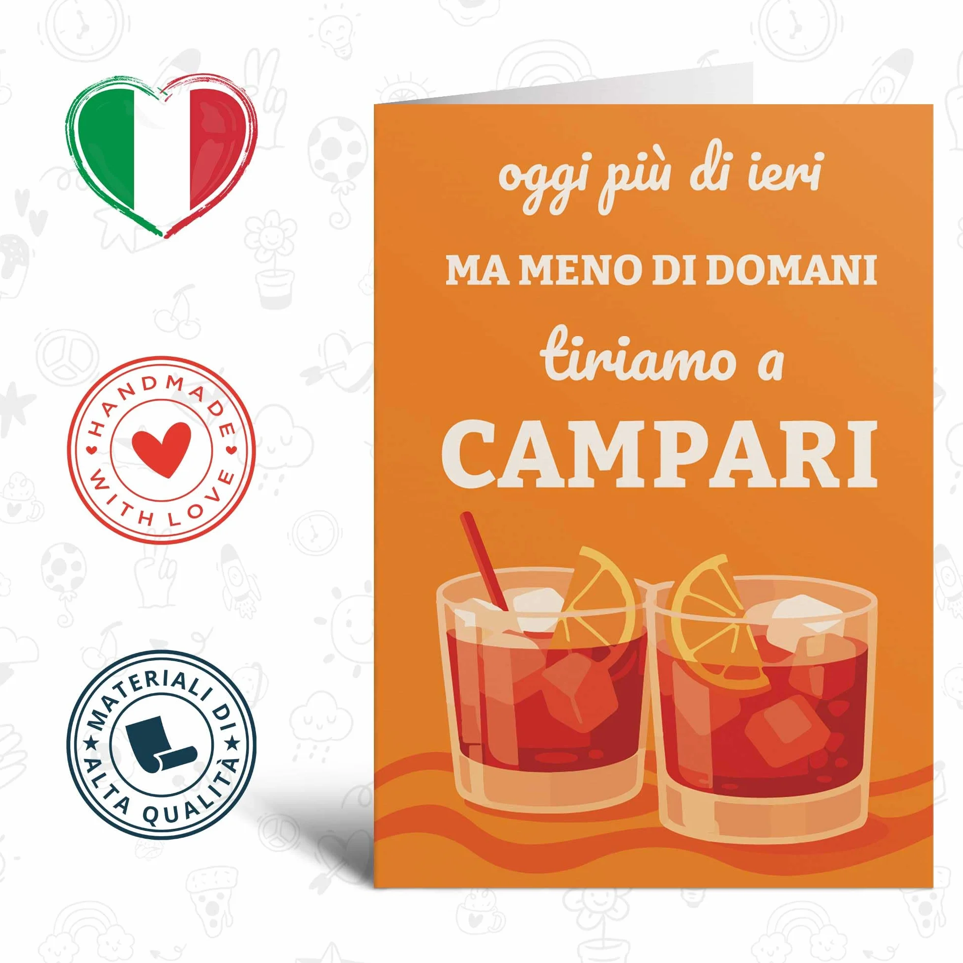 EchoPrints Biglietto Auguri 30 Anni Donna Uomo Porta Soldi con Busta - Biglietti Auguri Compleanno Divertente (Friggitrice ad Aria)