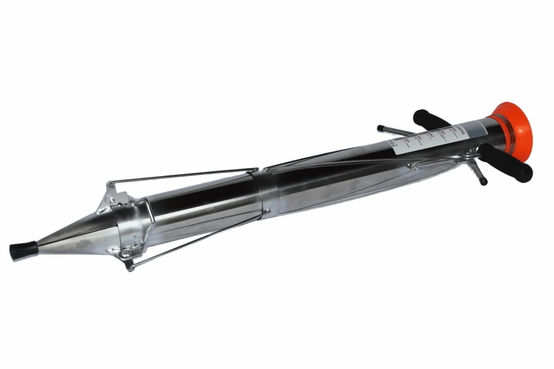 PIANTATORE VELOCE Professionale Inox con Doppia Impugnatura – Trapiantatore Semi Automatico per Orto, Piantine e Bulbi – Attrezzo Agricolo Professionale