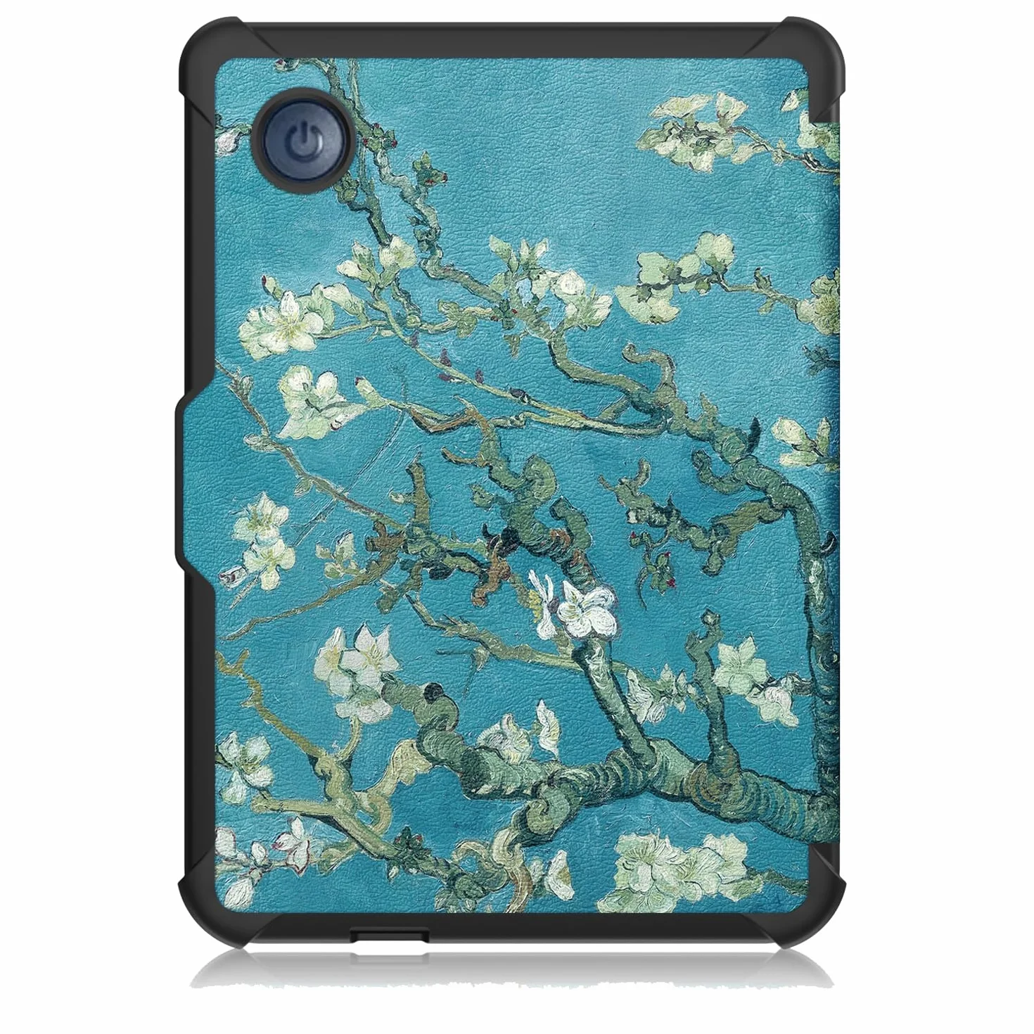 Automatyczna Ultra Cienka Pokrowiec dla Kobo Clara Colour 2E BW z Czasem Snem i Paskiem Nadgarstkowym Floralny