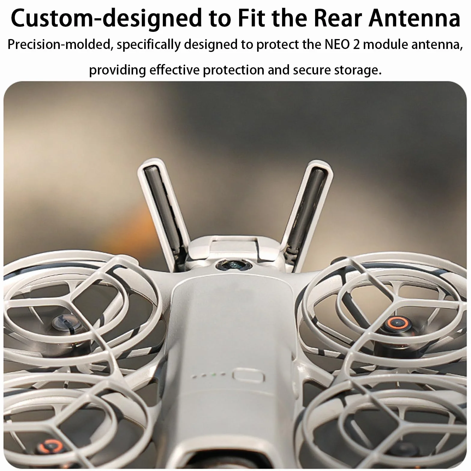 Ricetrasmettitore Digitale Protezione per DJI NEO 2, Antenna Guardia Copertura Accessori