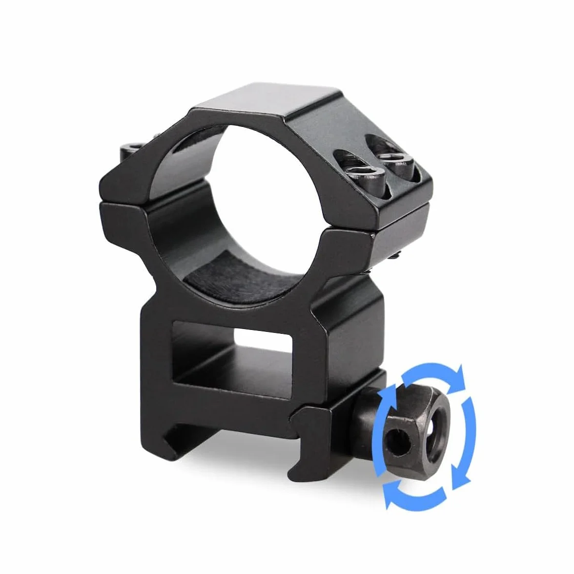 Anelli per cannocchiale da 1 Pollice ad Alto Profilo per Guida Picatinny da 20 mm, 2 Pezzi
