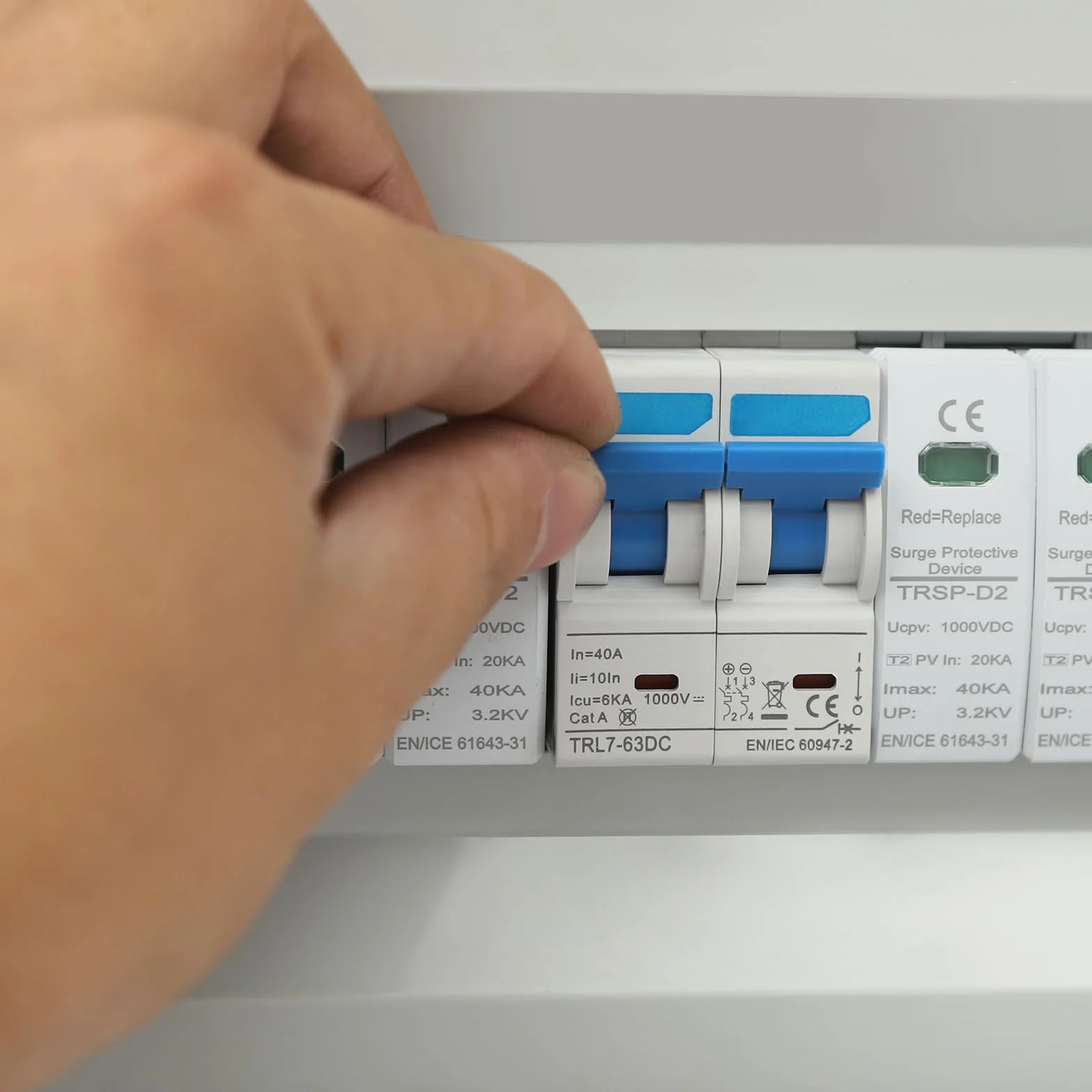 Interruttore di separazione PV DC IP65 impermeabile protezione da sovratensione sovraccarico fulmine IK10