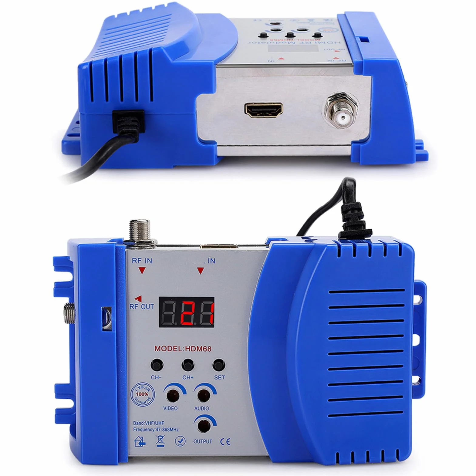 Modulatore Analogico HDMI RF HDM68 VHF/UHF 47-868 MHz