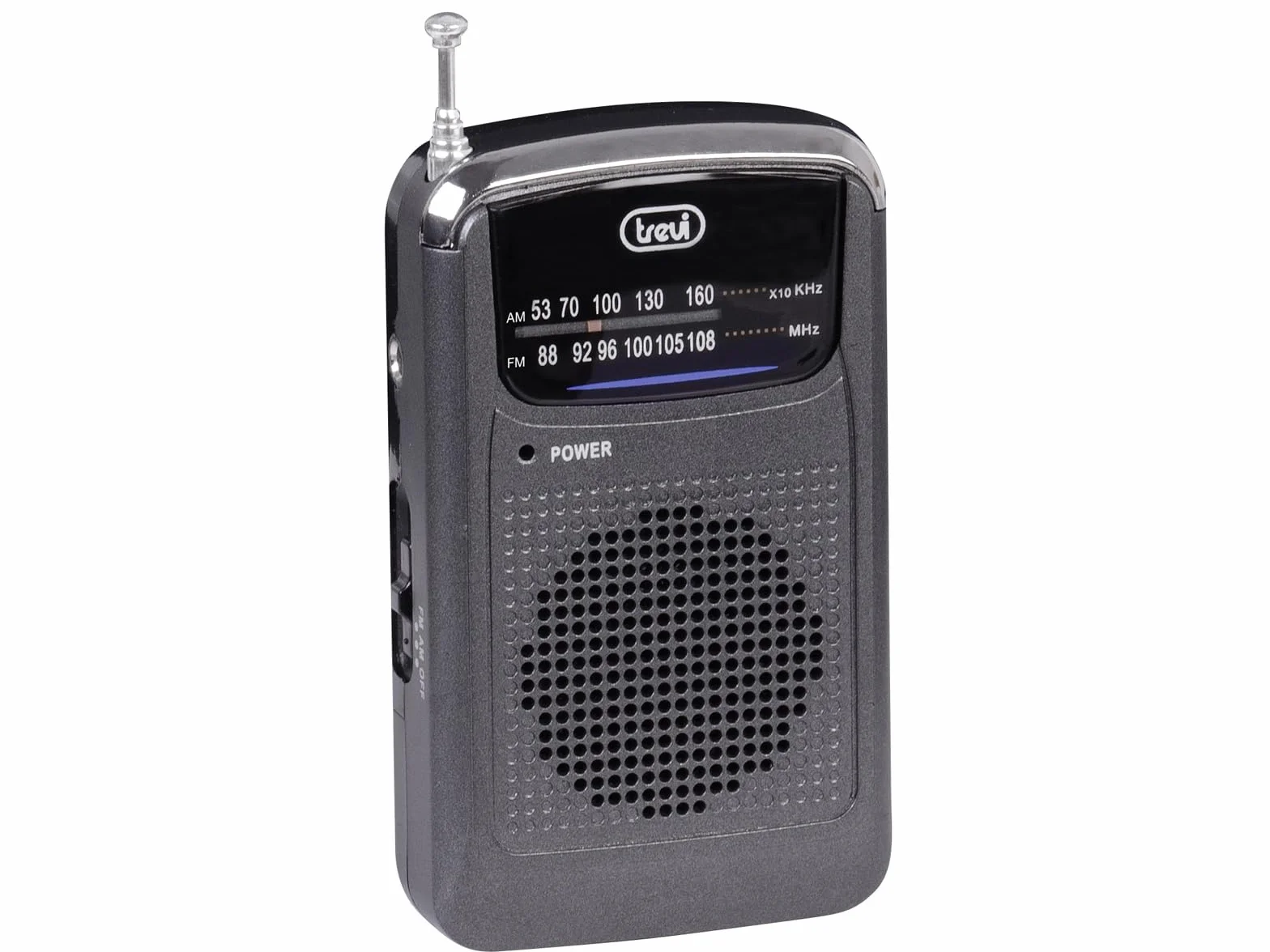 Trevi RA 710 GMG Radio Portatile 2 Bande AM FM con Presa Cuffie, Alimentazione a Batterie AAA