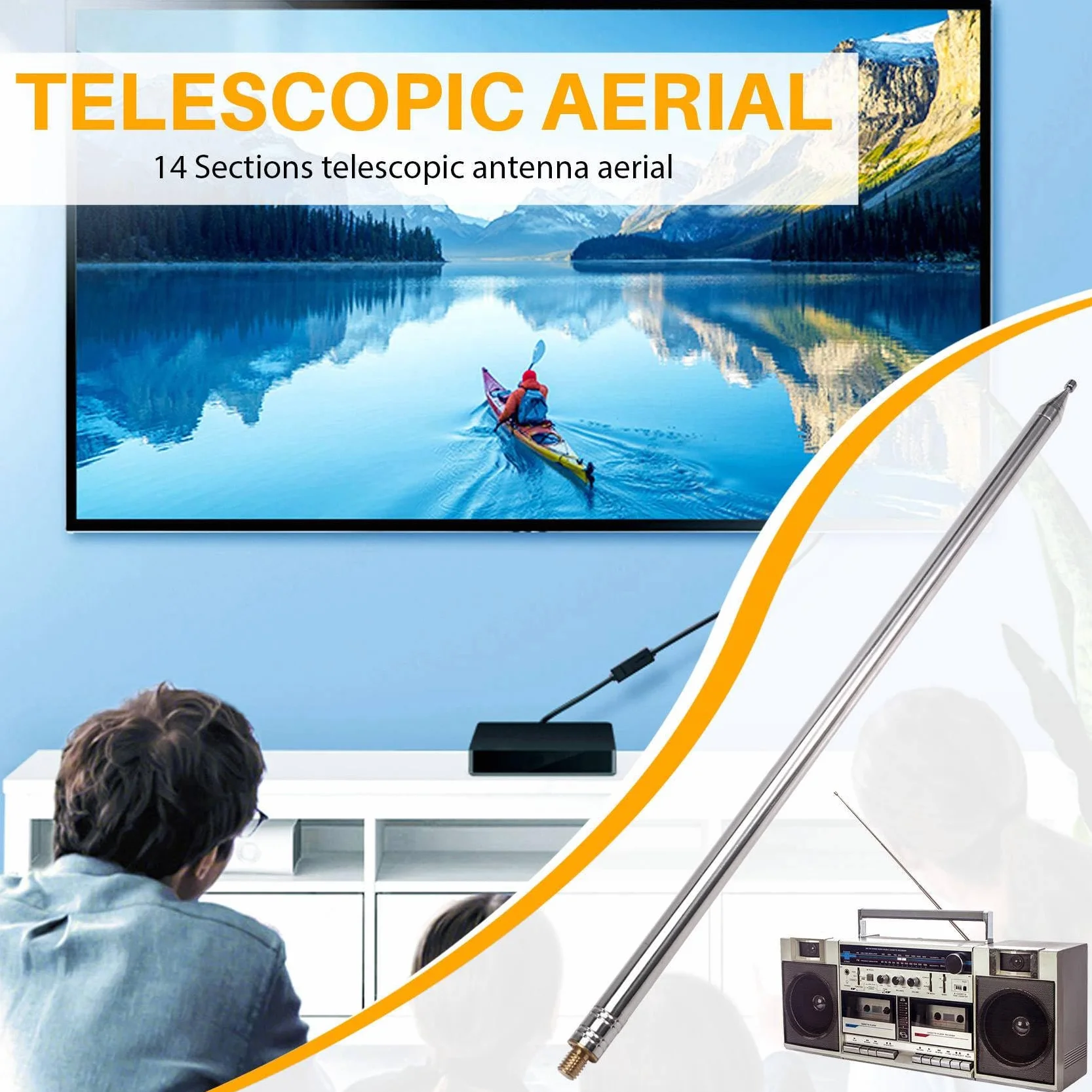Antenna A Frusta 5,6 M V Positiva GP HF Onde Corte DIY M10