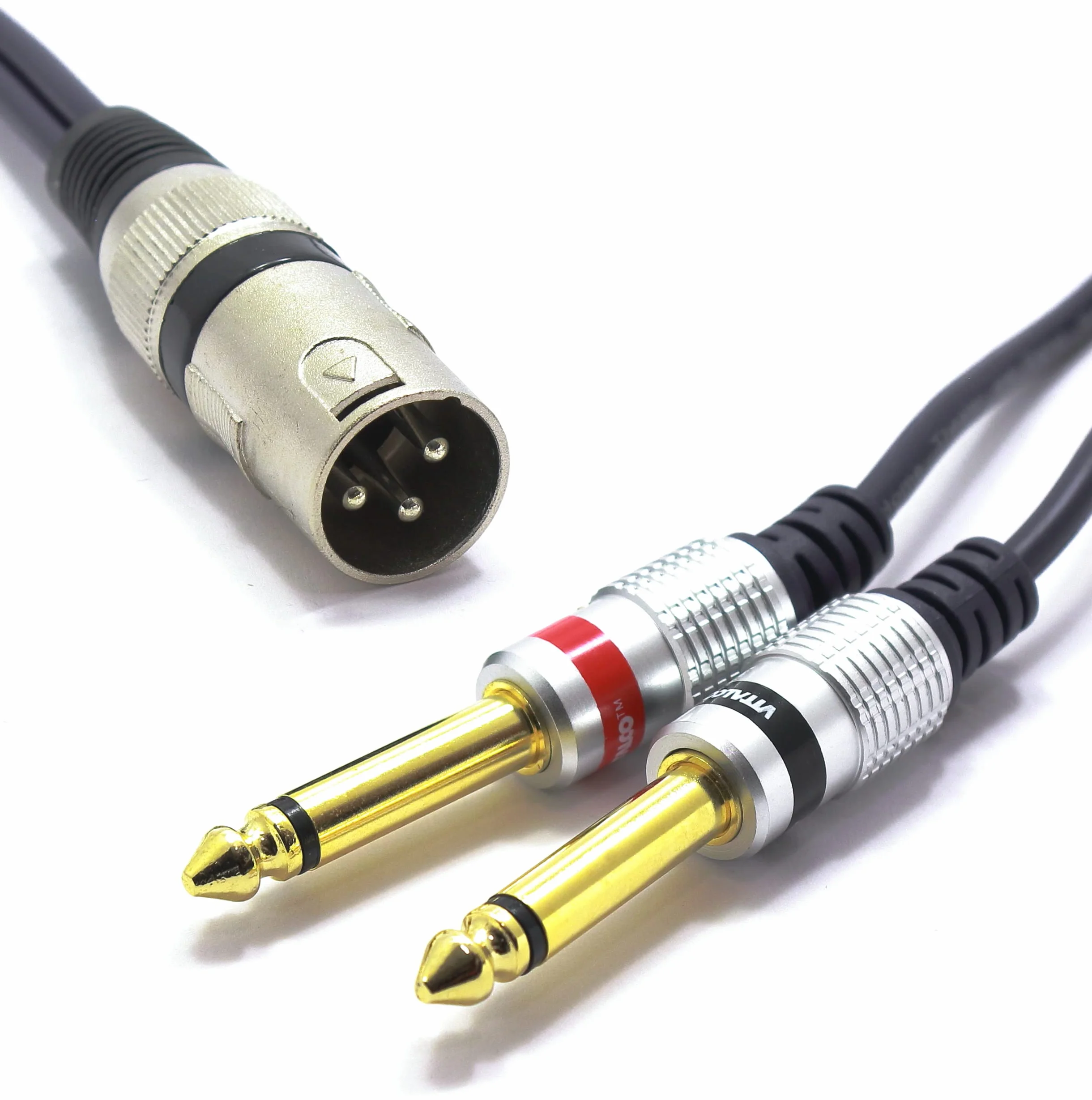 Cavo XLR Maschio a 2x RCA 5m Adattatore 3 pin per Microfono Y Splitter