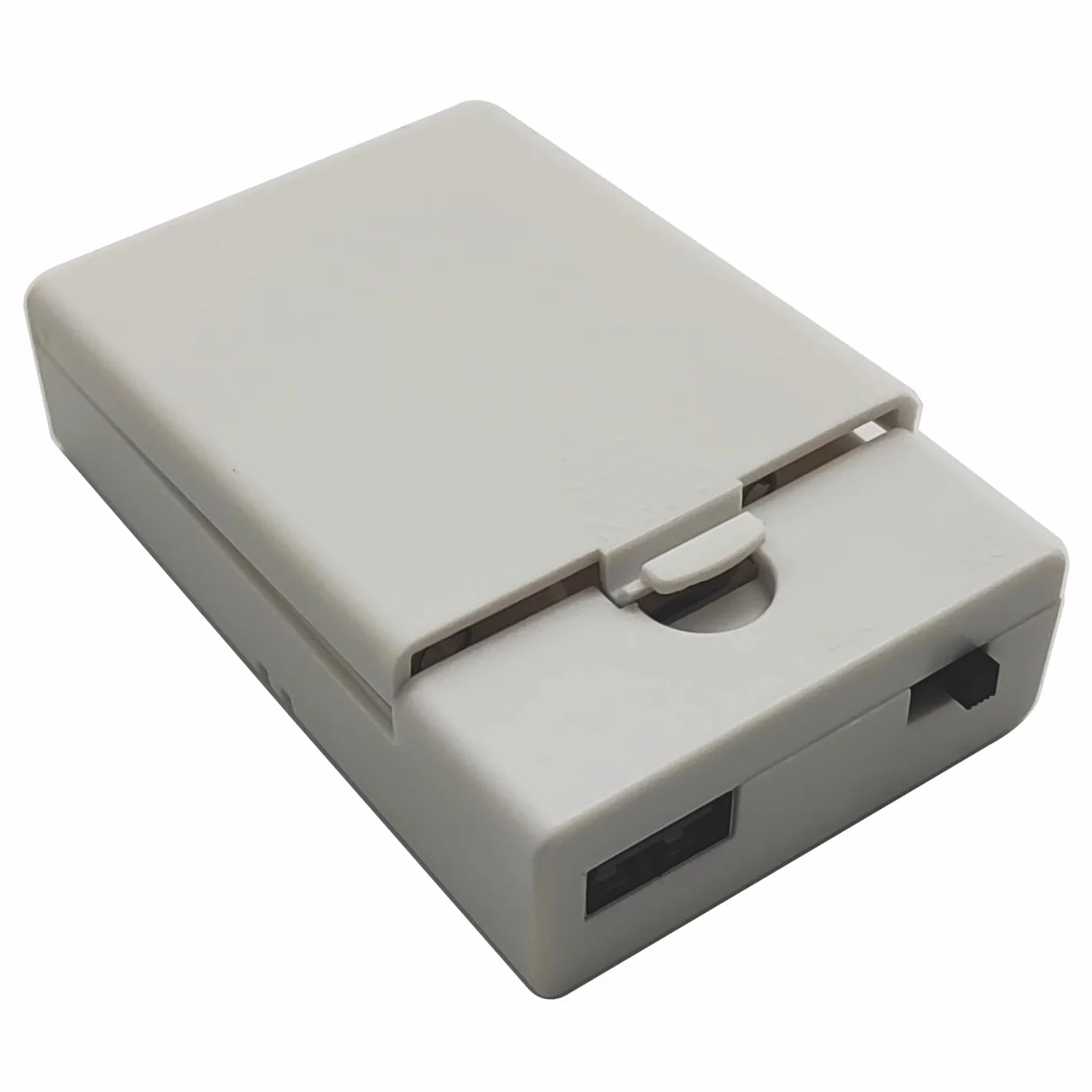 Custodia per Batterie AA 3xAA 4.5V con Interruttore On/Off e Presa USB Femmina Bianco