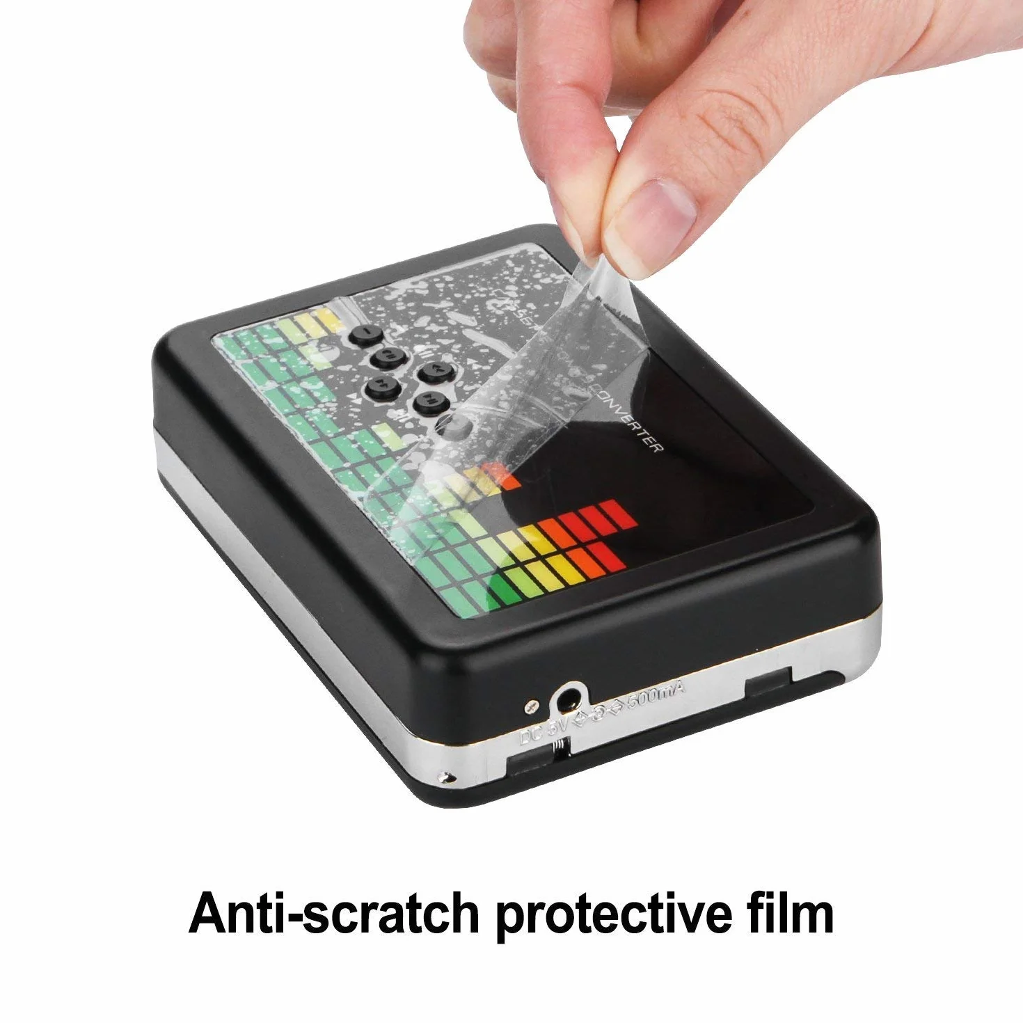 MYPIN Registratore a Cassetta Portatile Lettore Convertitore da Cassetta a MP3 USB con Auricolari