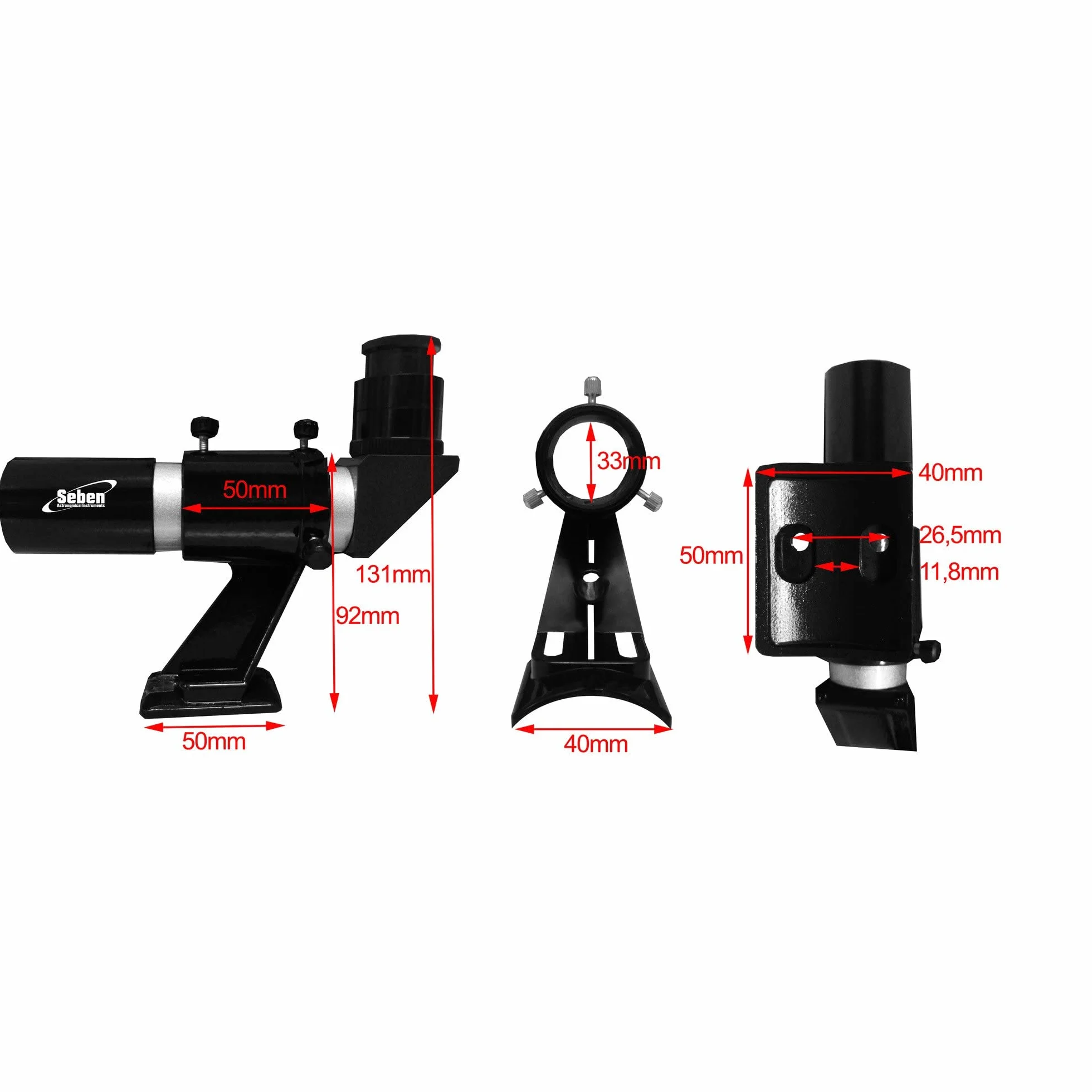 Seben Cercatore Angolo 6x30 90° Angle Finder + Supporto FS3