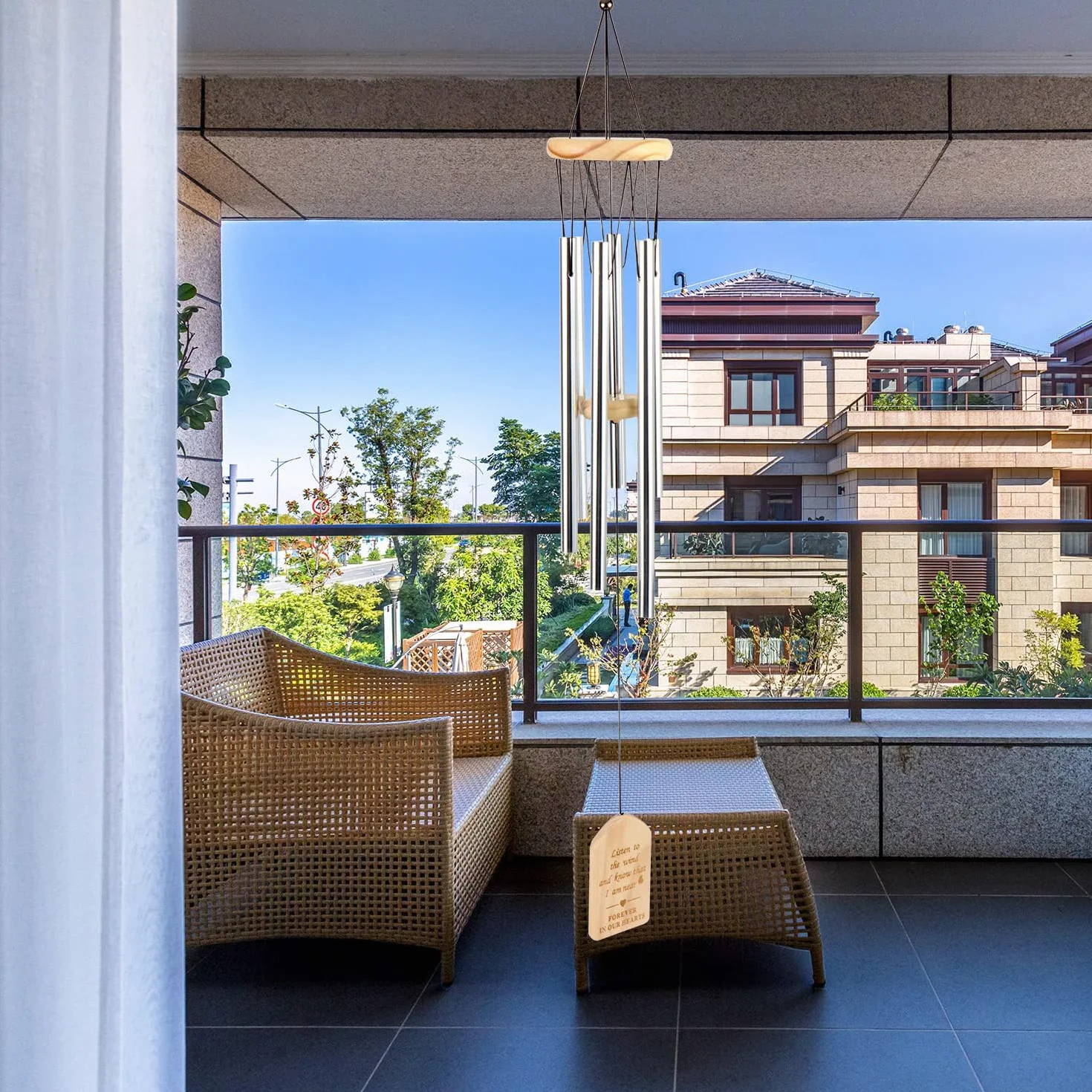 Shirene Tubi a vento fai da te, 30 pezzi, accessori per campanelle a vento con 5 diverse lunghezze in alluminio, per casa, giardino, terrazza e fai da te