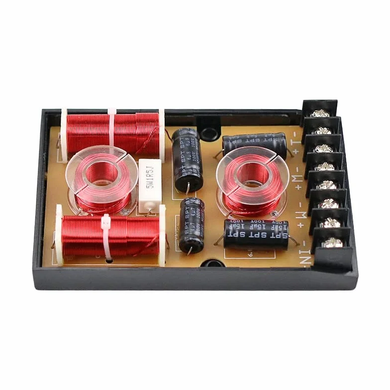 Altoparlante Auto Crossover 3 Vie 150W Tweeter Midrange Woofer Divisore 2 pz