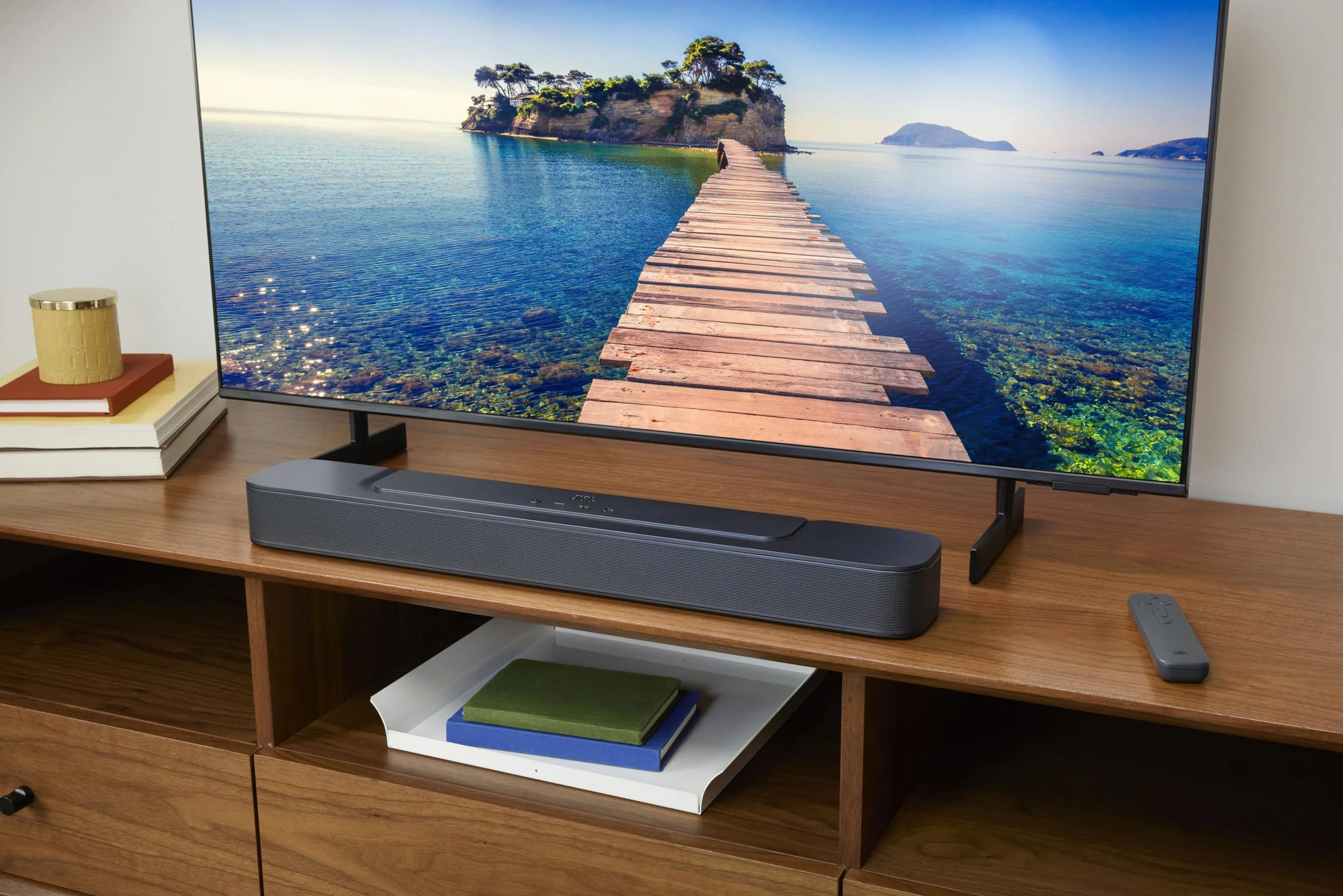 JBL Bar 2.0 All In One MK2 Soundbar 2.0 Canali TV con Dolby Digital HDMI ARC Nero