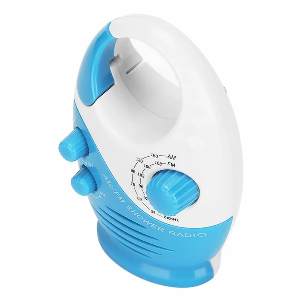 Sarini DAB/DAB+ Radio da doccia impermeabile AM FM portatile con gancio