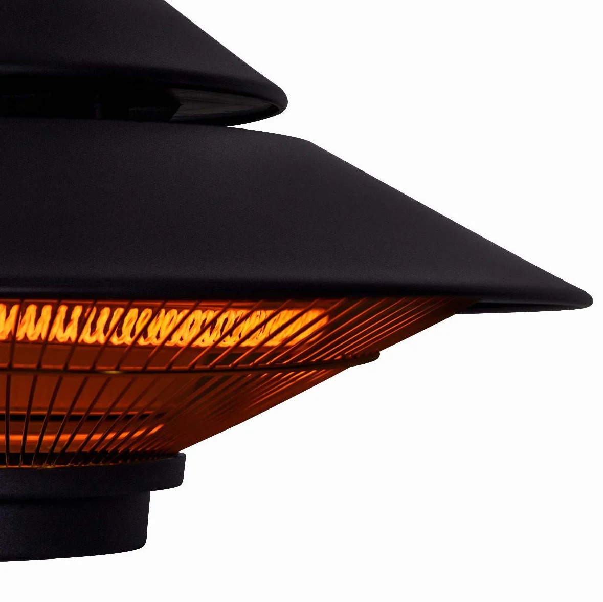 VONROC Stufa da Esterno a Infrarossi Ustica 1500W, Riscaldatore a Soffitto IP44 con Telecomando