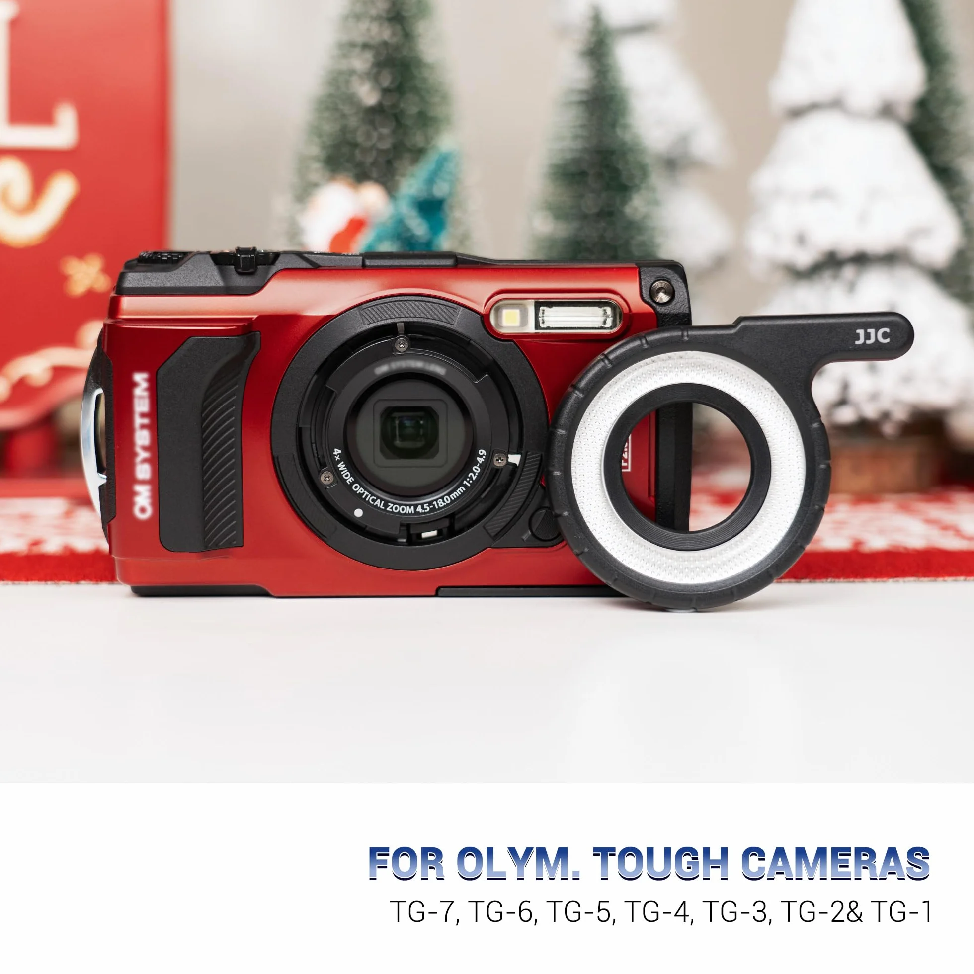 JJC Anello guida luce a LED macro per fotocamere Olympus TG