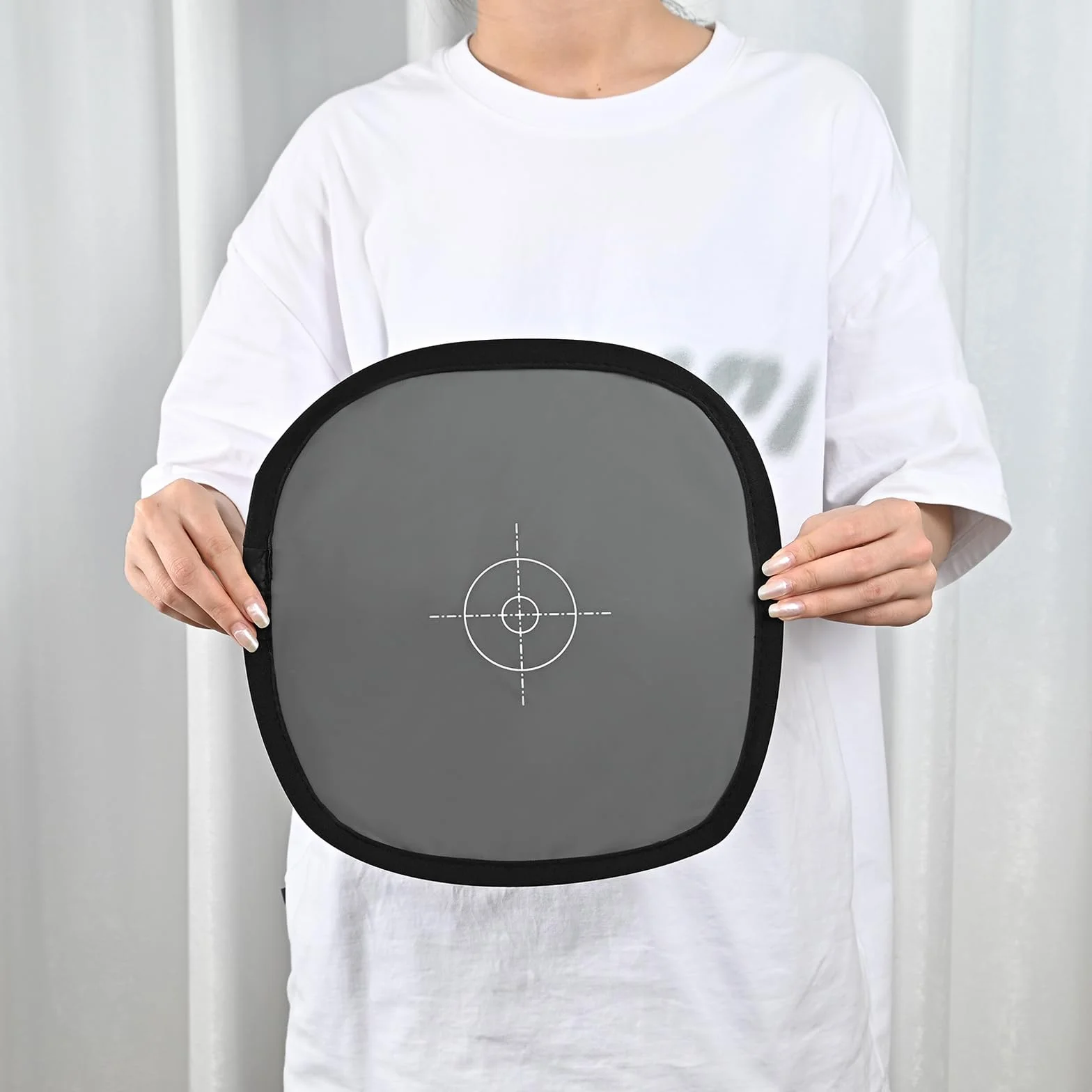 Lightdow Scheda Grigia 30x30cm Bilanciamento del Bianco 18% Riflettore Grigio con Borsa