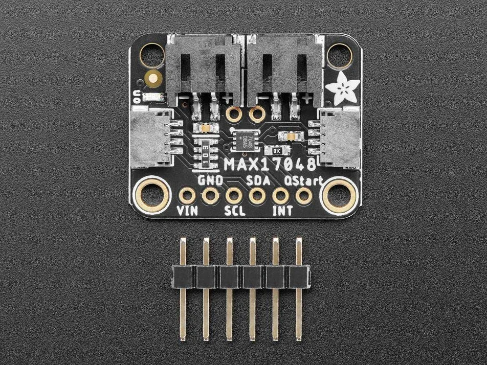 Adafruit MAX17048 Monitor batteria LiPoly LiIon STEMMA JST PH QT Qwiic