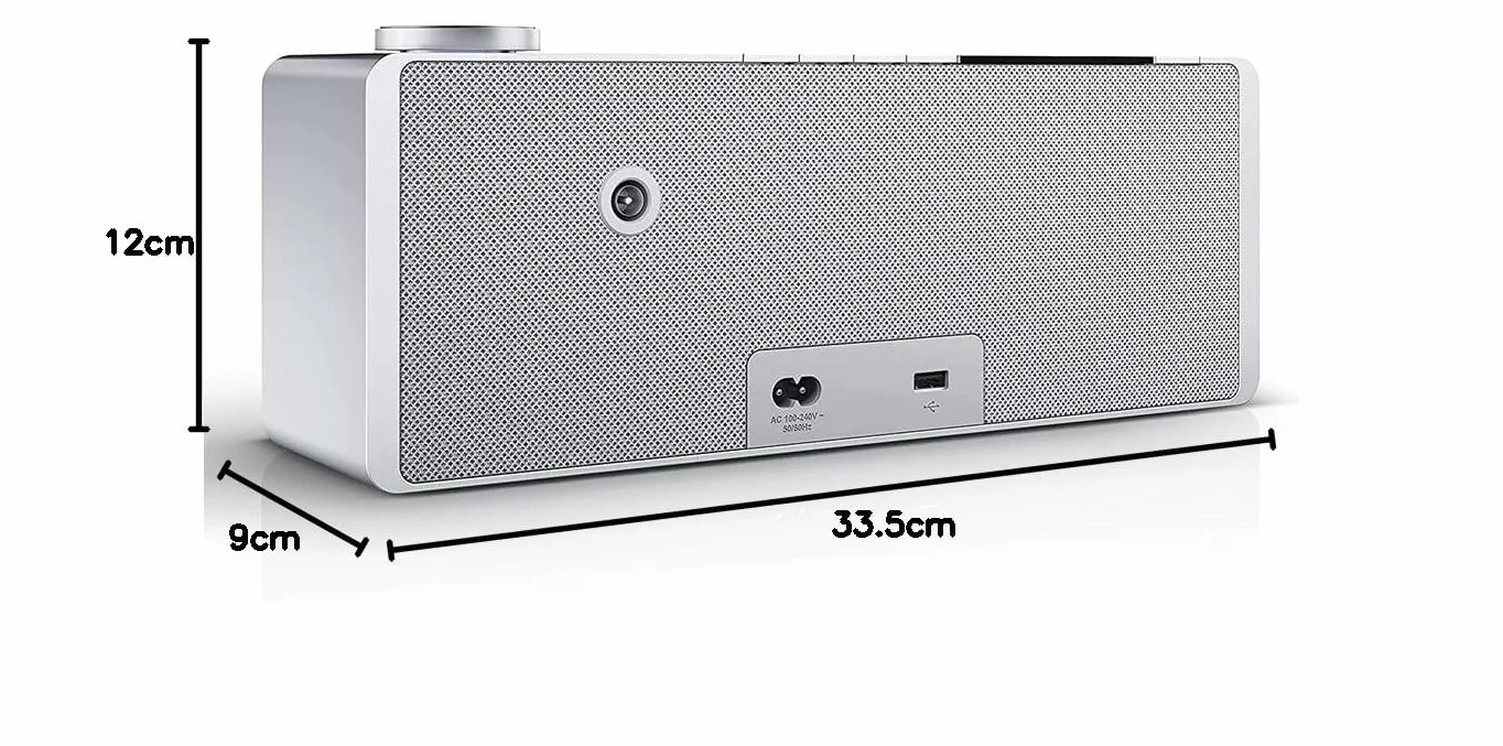 LOEWE klang s1 grigio chiaro radio stereo 80W DAB+ FM Bluetooth internet radio