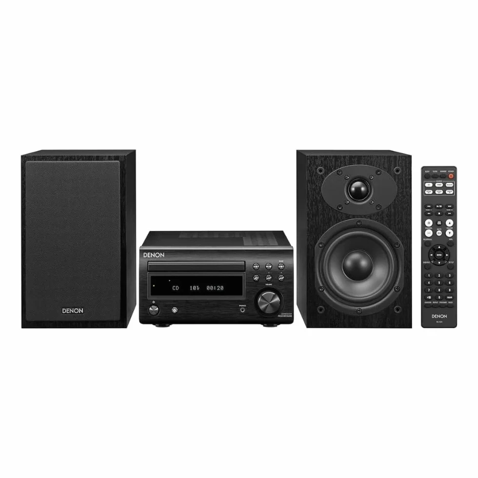 Radio BT DAB FM RDS MP3 WMA CD 2x30W Noir