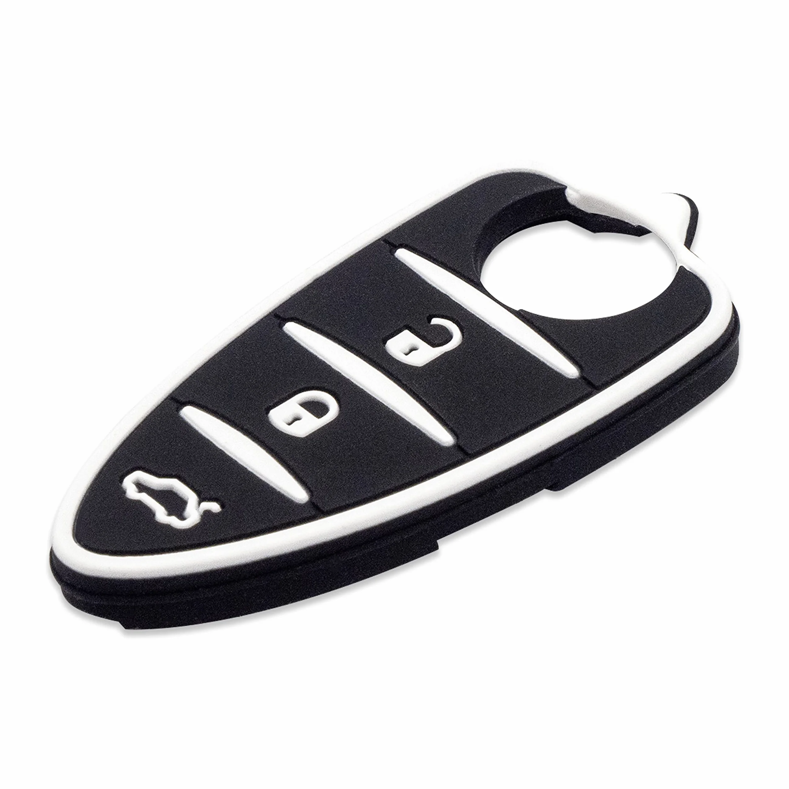Alfa Romeo Mito Giulietta Brera 159 Silicone Key Case Replacement 3 Button Black White