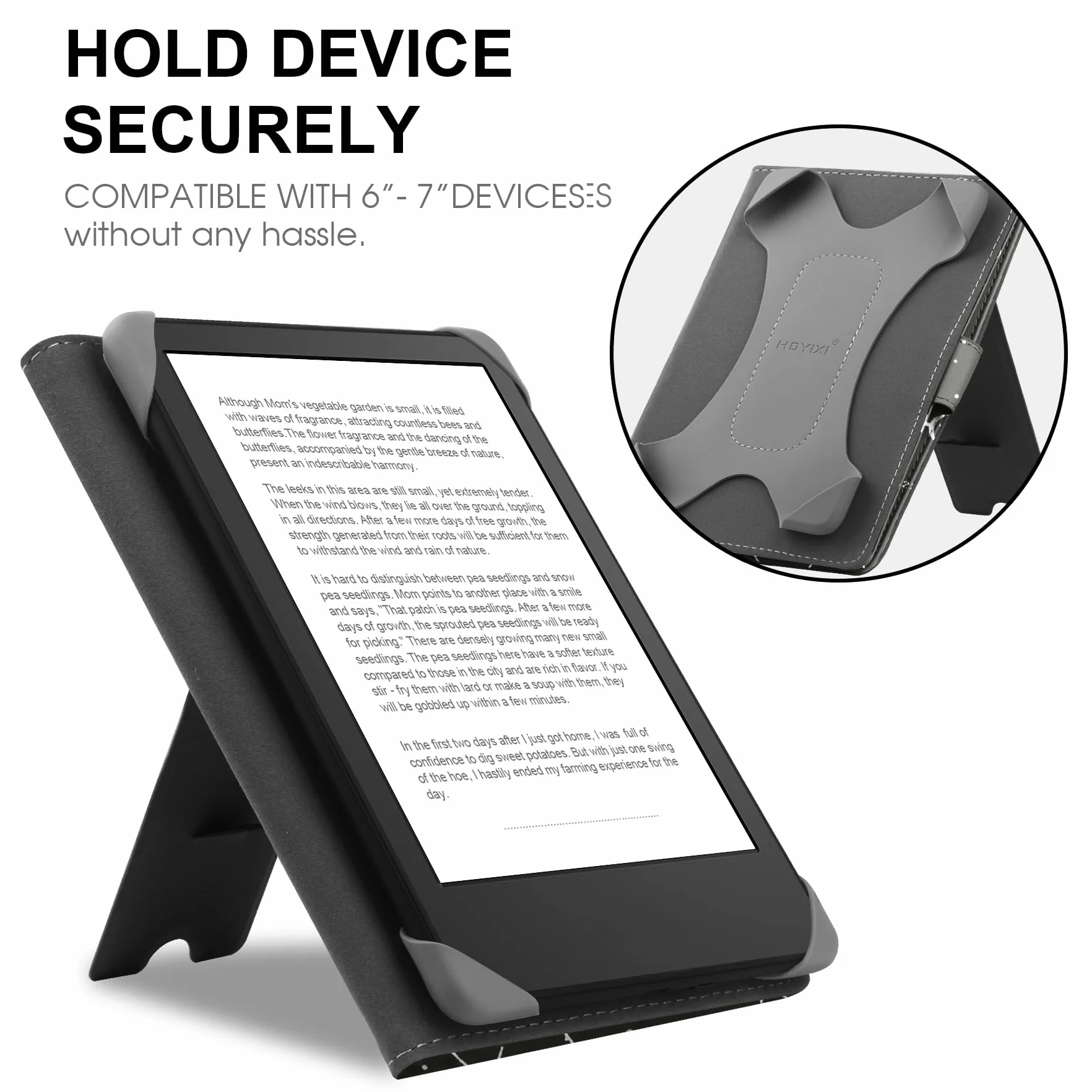 Custodia Universale per E-Reader 6.8" 7" Compatibile Kindle Paperwhite Kobo PocketBook Tolino Sony con Stand Costellazione