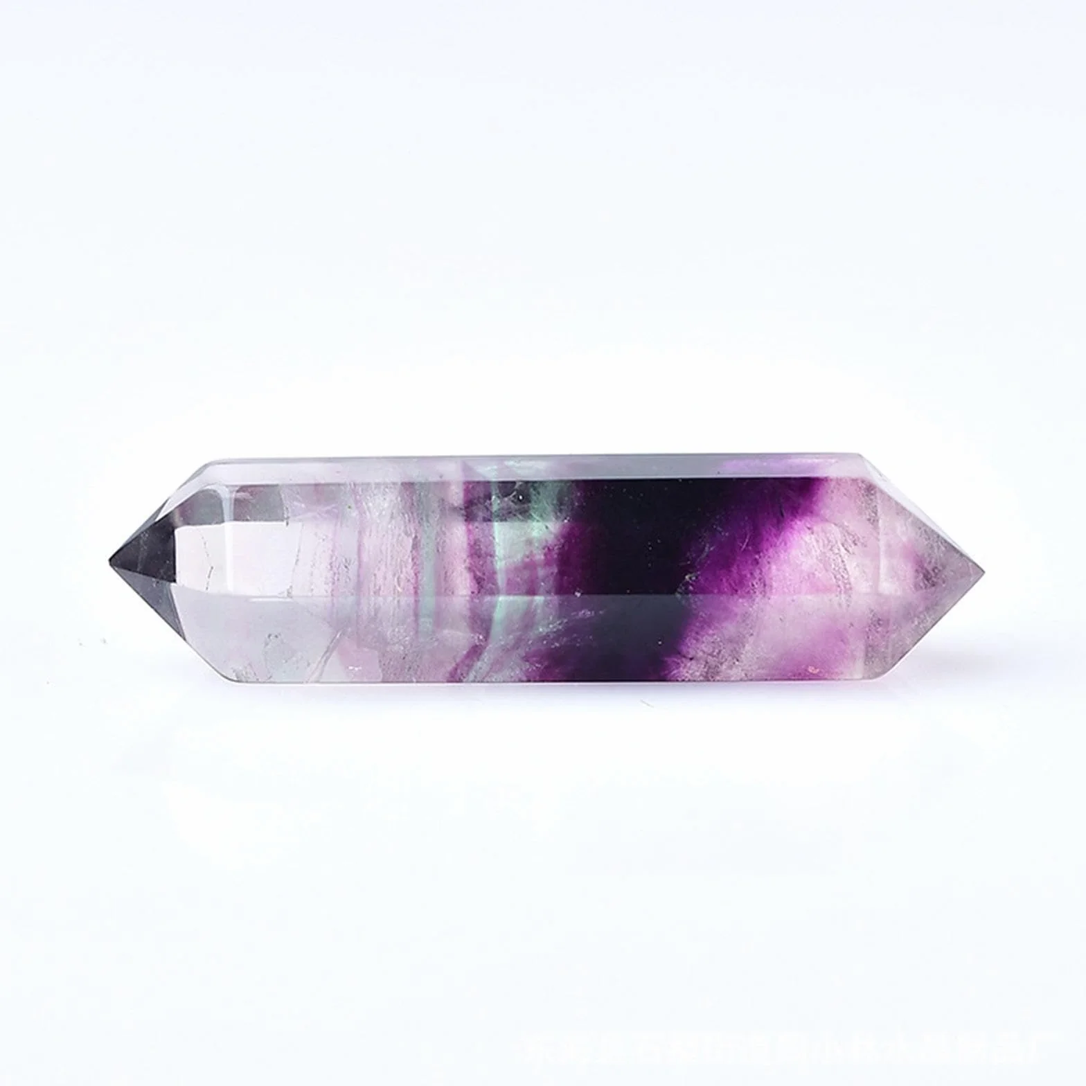 Cristallo di Fluorite Arcobaleno lucidato in Pietra di Quarzo Naturale, Regalo Esagonale, Prestazioni, amplificazione energetica, Ufficio a casa, Cristalli Pietra Quarzo Naturale lucidato,