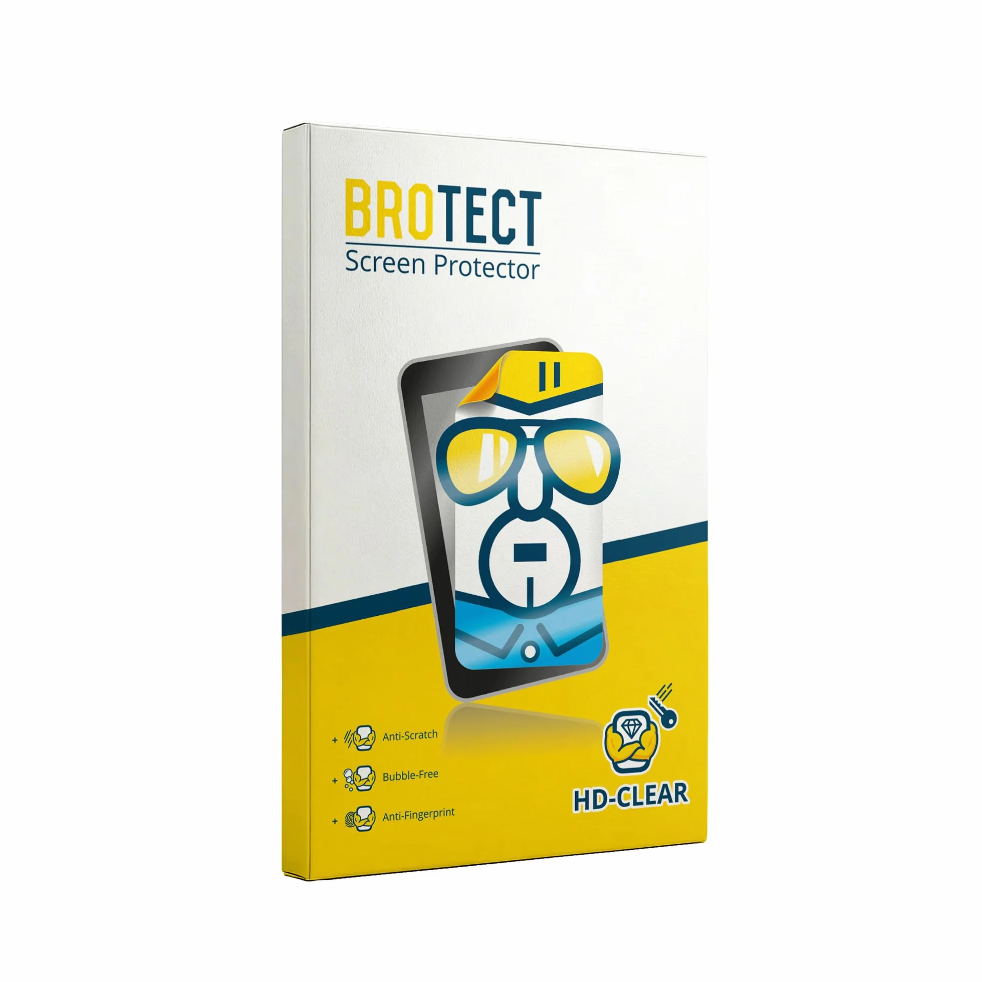 Brotect Pellicola Protettiva per TomTom Rider 500/550 Schermo (2 Pezzi) Trasparente Anti-Impronte