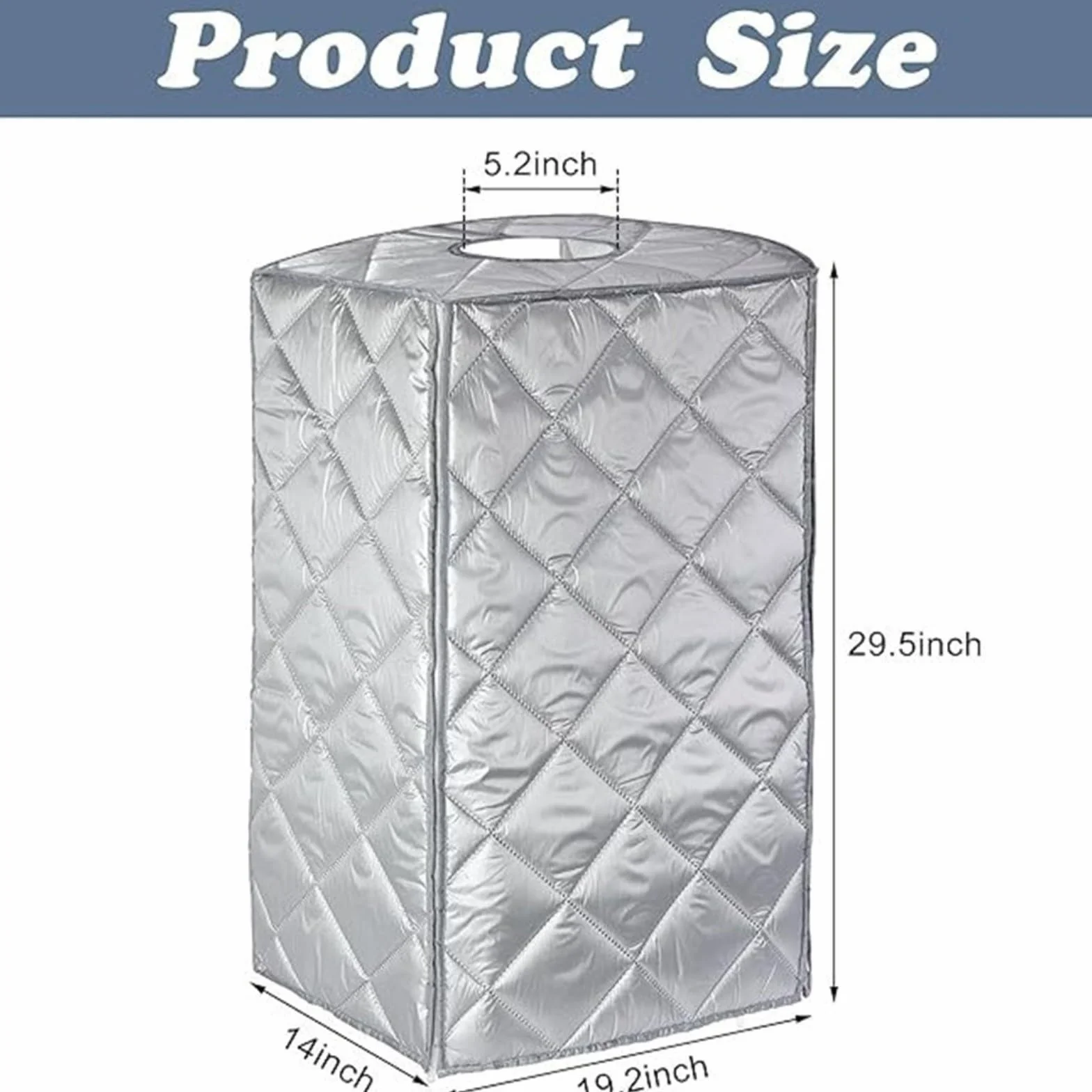 Copertura impermeabile antipolvere per scaldabagno esterno 75x40x35 cm