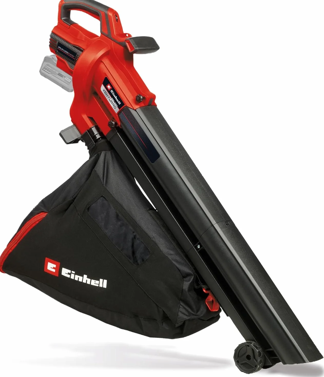 L'aspirafoglie VENTURRO 18/210 Power X-Change (ioni di litio, 18 V, portata di aspirazione di 500 m³/h, sacco di raccolta da 45 l, soffiatura fino a 210 km/ora, batteria e caricabatterie esclusi)