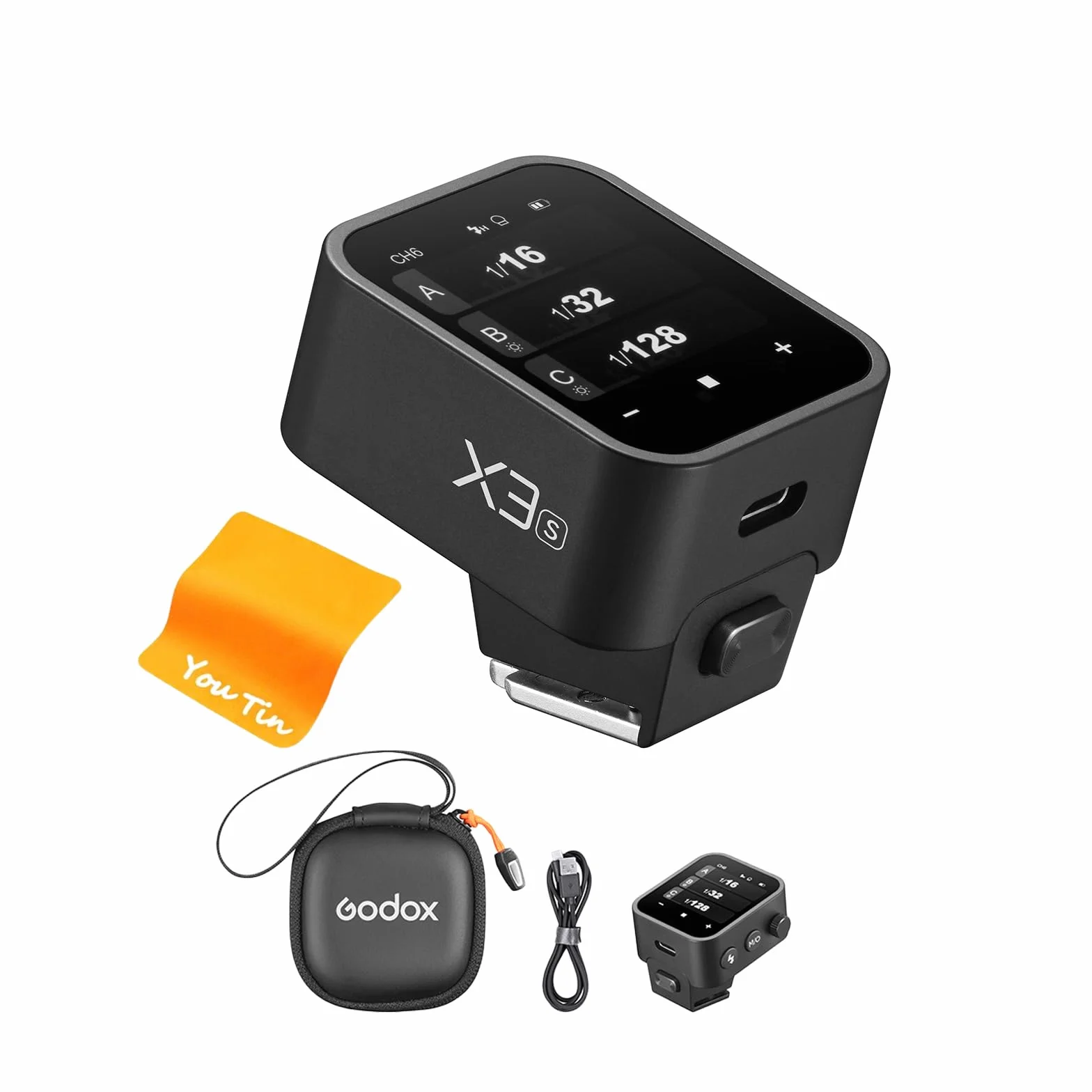 Godox X3-S Flash Trigger 2,4 GHz senza fili Schermo OLED Tipo C Sony