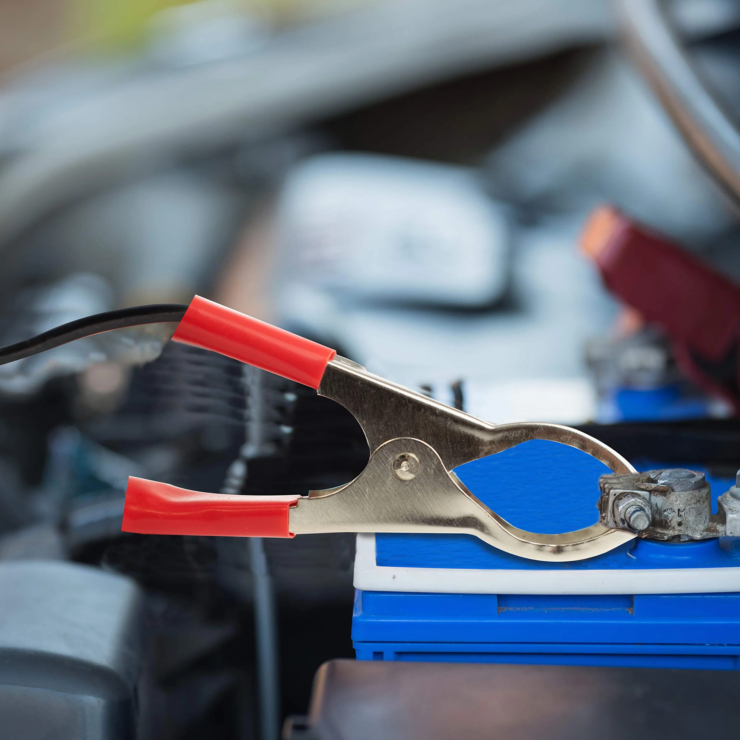 TRIXES Adattatore presa accendisigari 12 V con pinze per batteria auto
