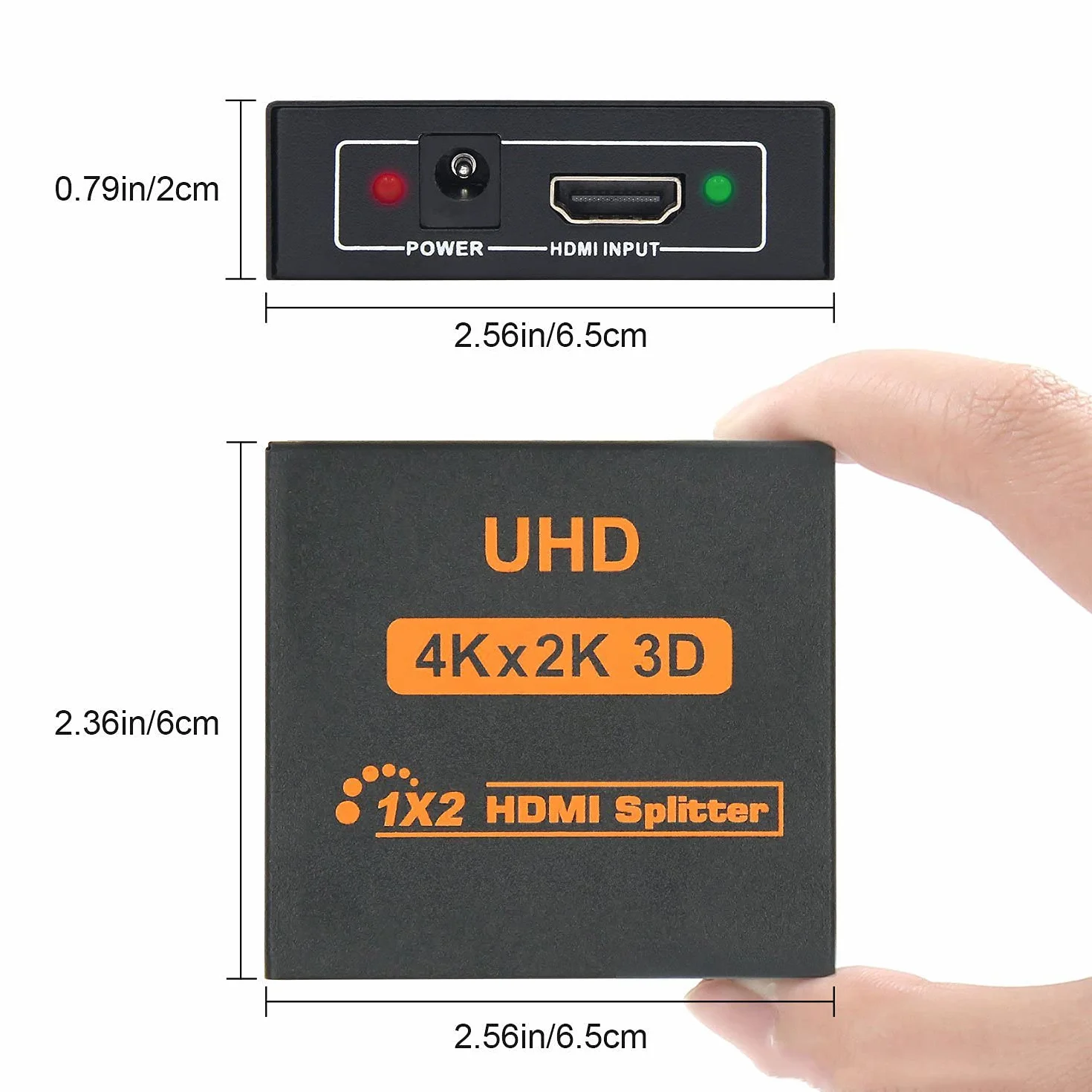 Splitter HDMI 1 a 2 vie 4K 3D 1080P per PS4 Xbox LED LCD HDTV