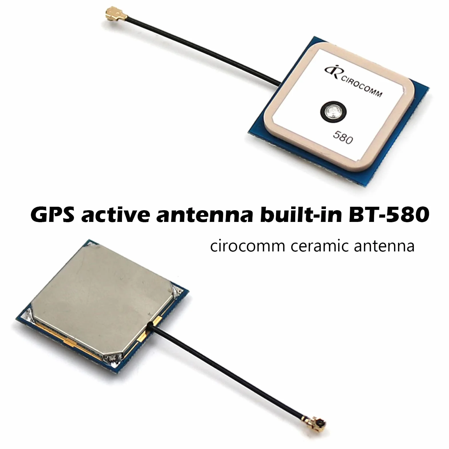 Cirocomm 5cm ceramica attiva IPEX GPS antenna 25x25x5mm