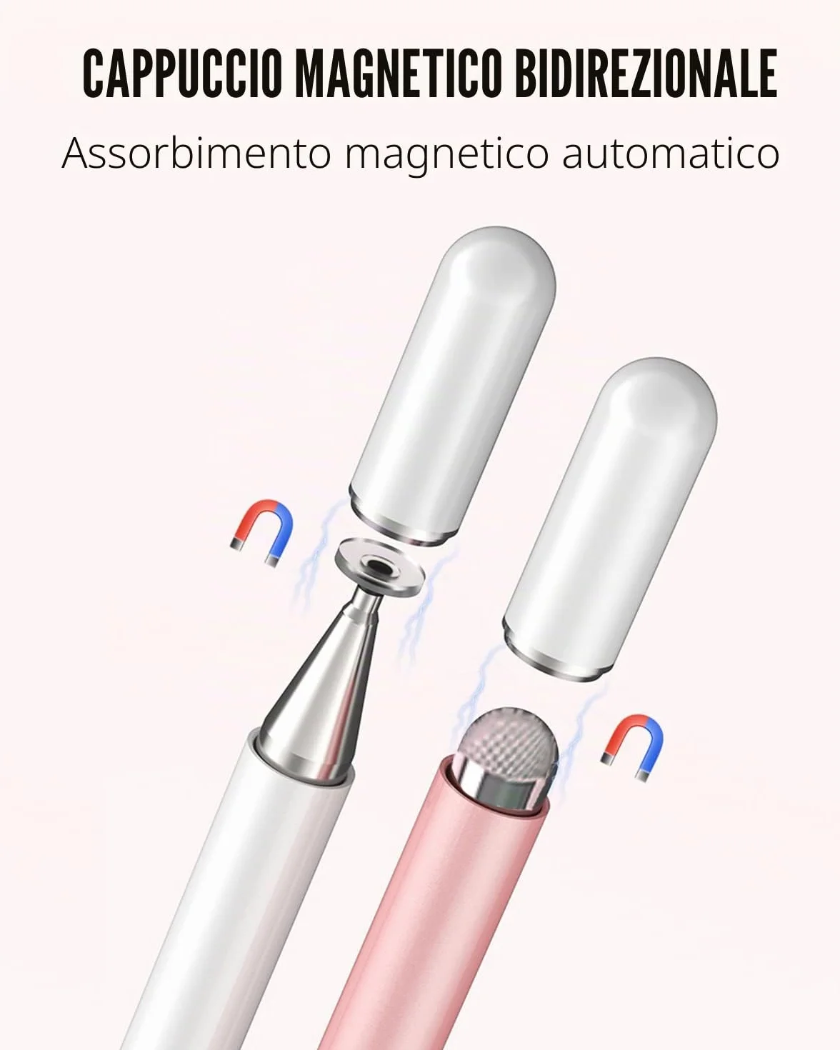 Penna Touch 2 w 1 do Tabletu i Smartfona, 3 szt. (Niebieski, Różowy, Fioletowy)