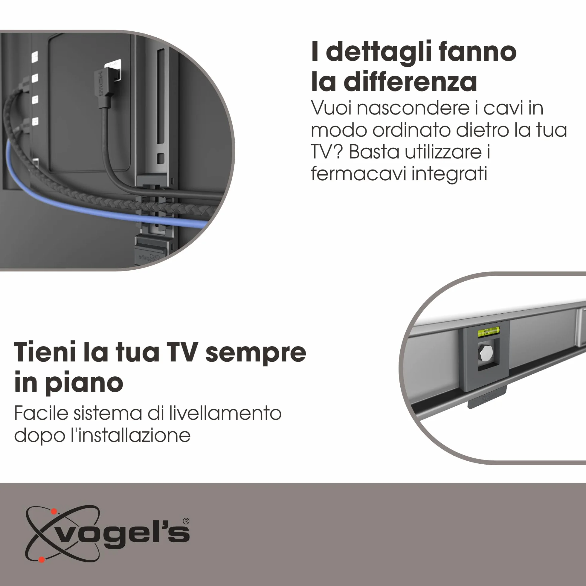 Vogel's Elite 5405 Supporto TV fisso per TV 32-77", 75 kg, VESA 400x400